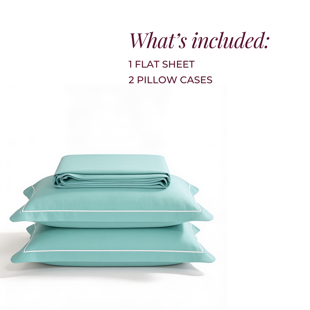 Micro  Checkered Super King Sateen Bedsheet Set with 2 Pillow Covers – Soft & Breathable