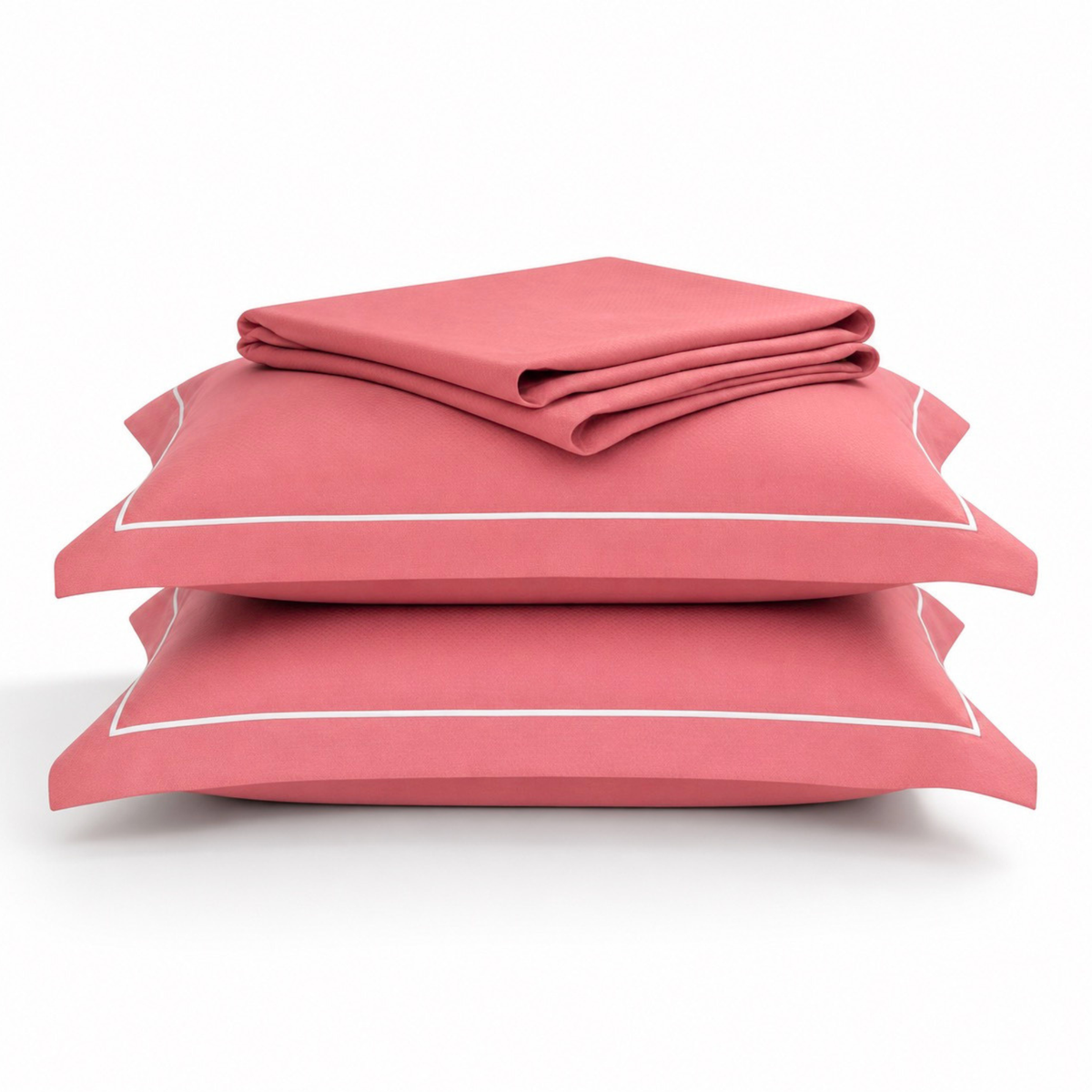 Micro  Checkered Super King Sateen Bedsheet Set with 2 Pillow Covers – Soft & Breathable