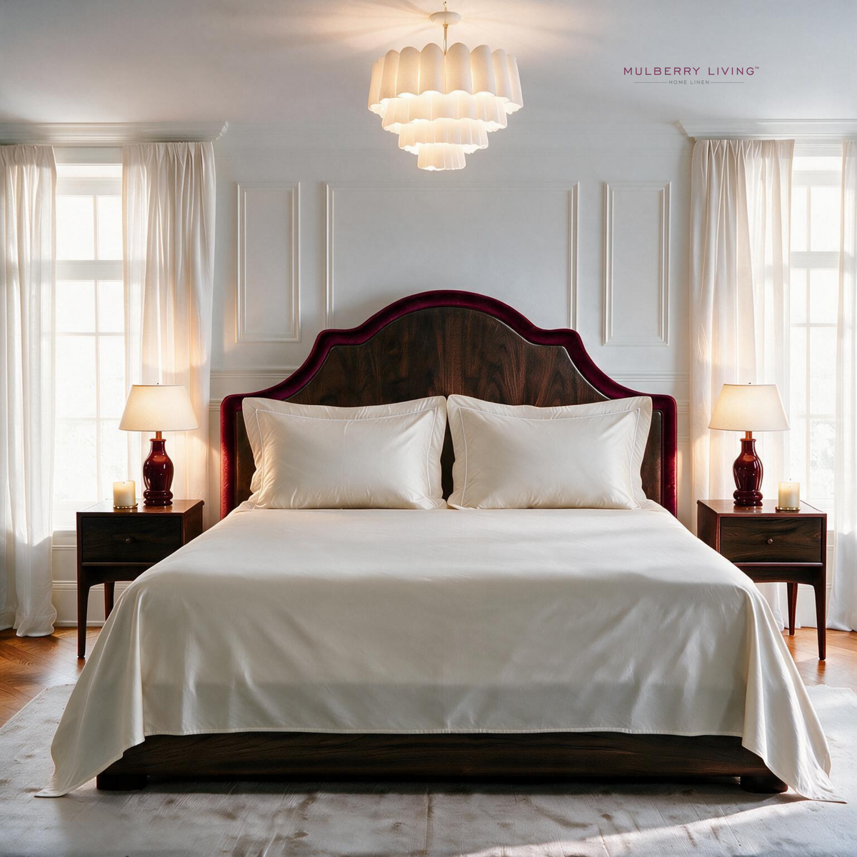 Minimal Solid Super Sateen Bedsheet Set with 2 Pillow Covers – Soft & Breathable