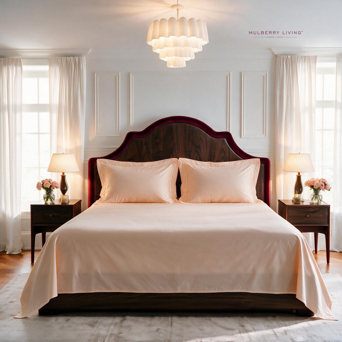 Minimal Solid Super Sateen Bedsheet Set with 2 Pillow Covers – Soft & Breathable