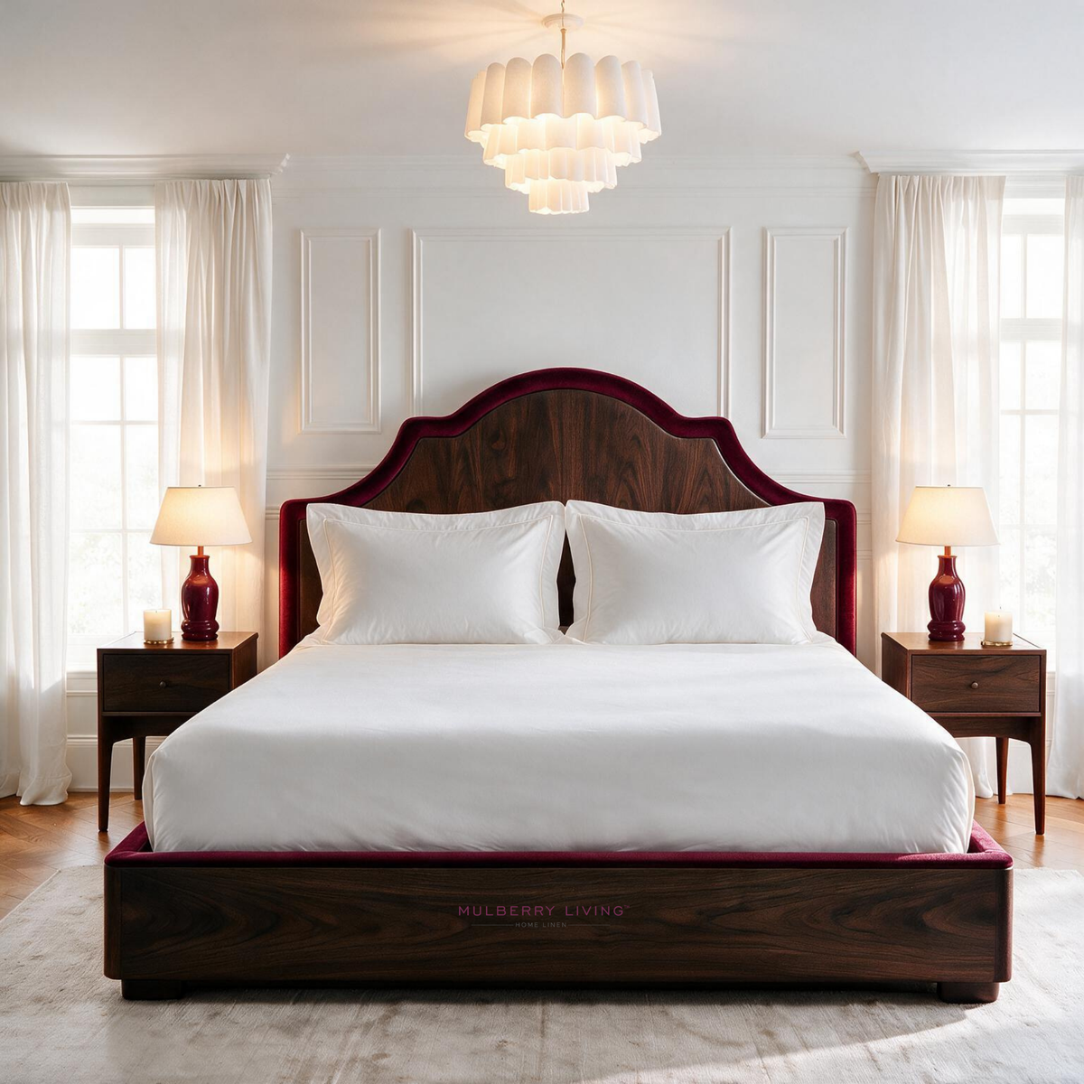 Breathable Sateen Super King Fitted Bedsheet Set | Includes 2 Pillow Covers