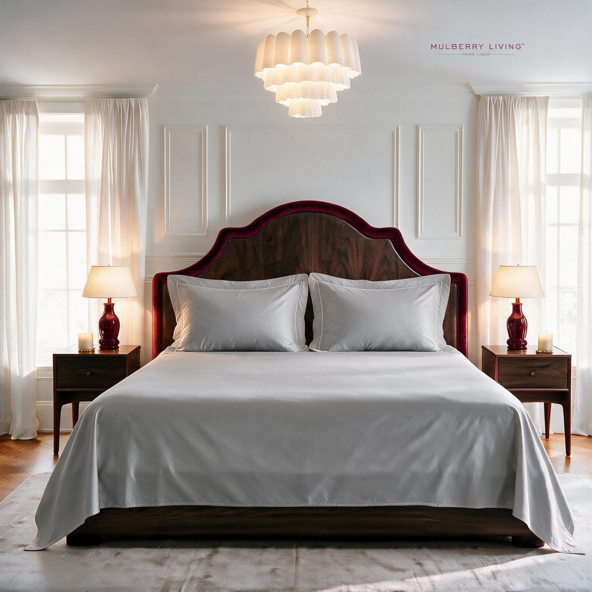 Minimal Solid Super Sateen Bedsheet Set with 2 Pillow Covers – Soft & Breathable