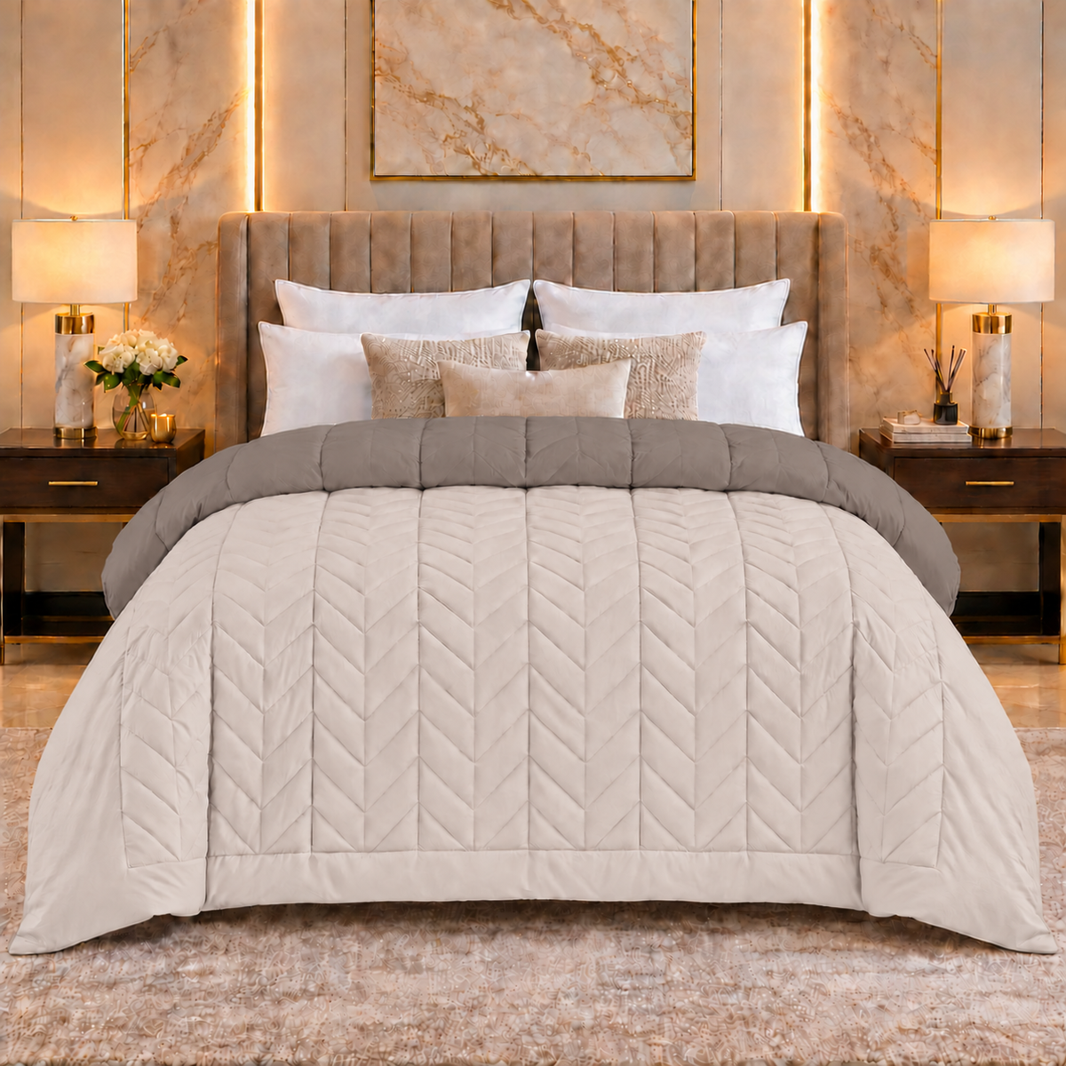 Dual Essence 150 GSM Reversible Comforter