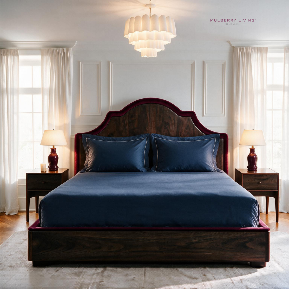 Breathable Sateen Super King Fitted Bedsheet Set | Includes 2 Pillow Covers