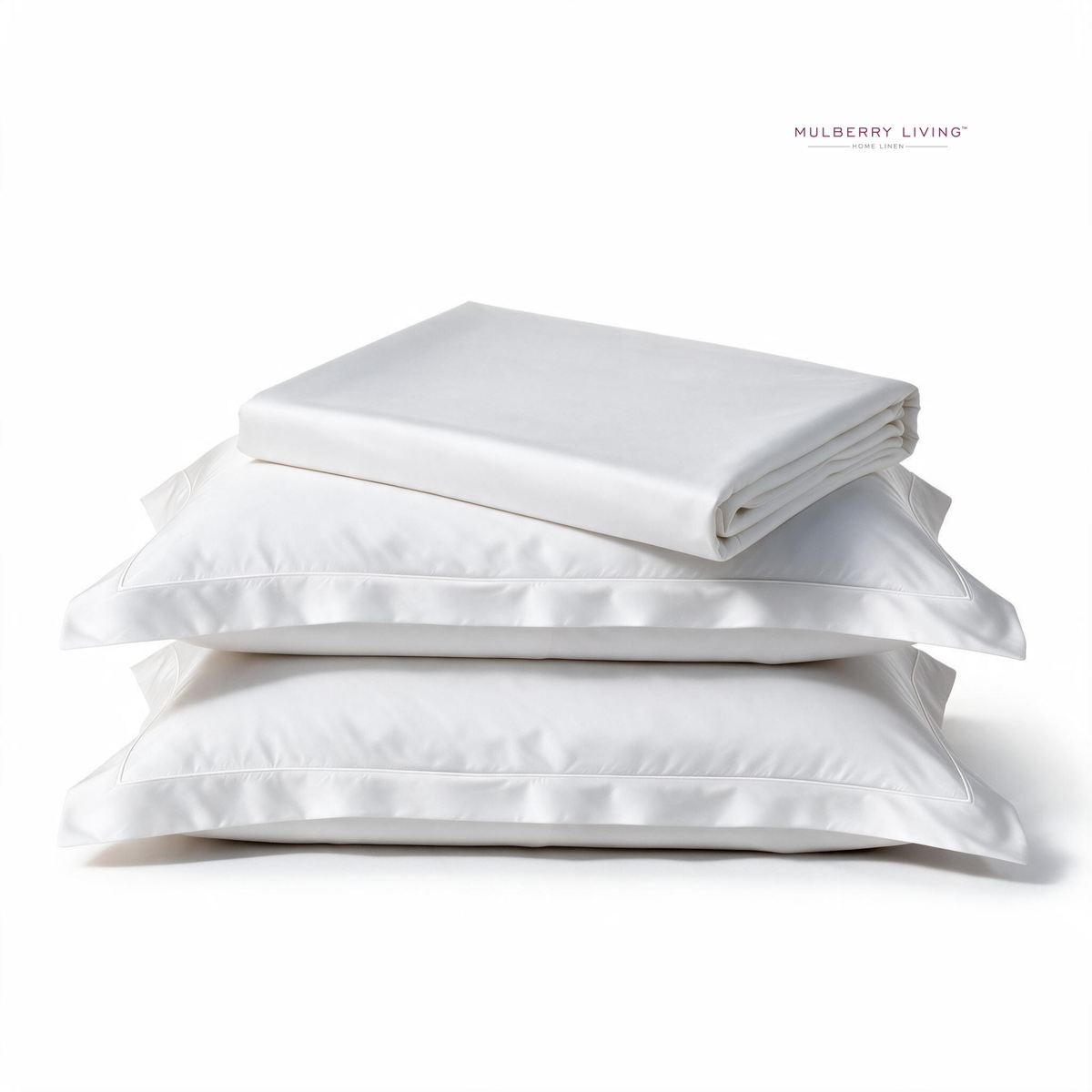 Eco-Friendly Tencel Sateen Super King Bedsheet Set with 2 Pillow Covers – Cooling, Ultra-Soft & Silky Smooth