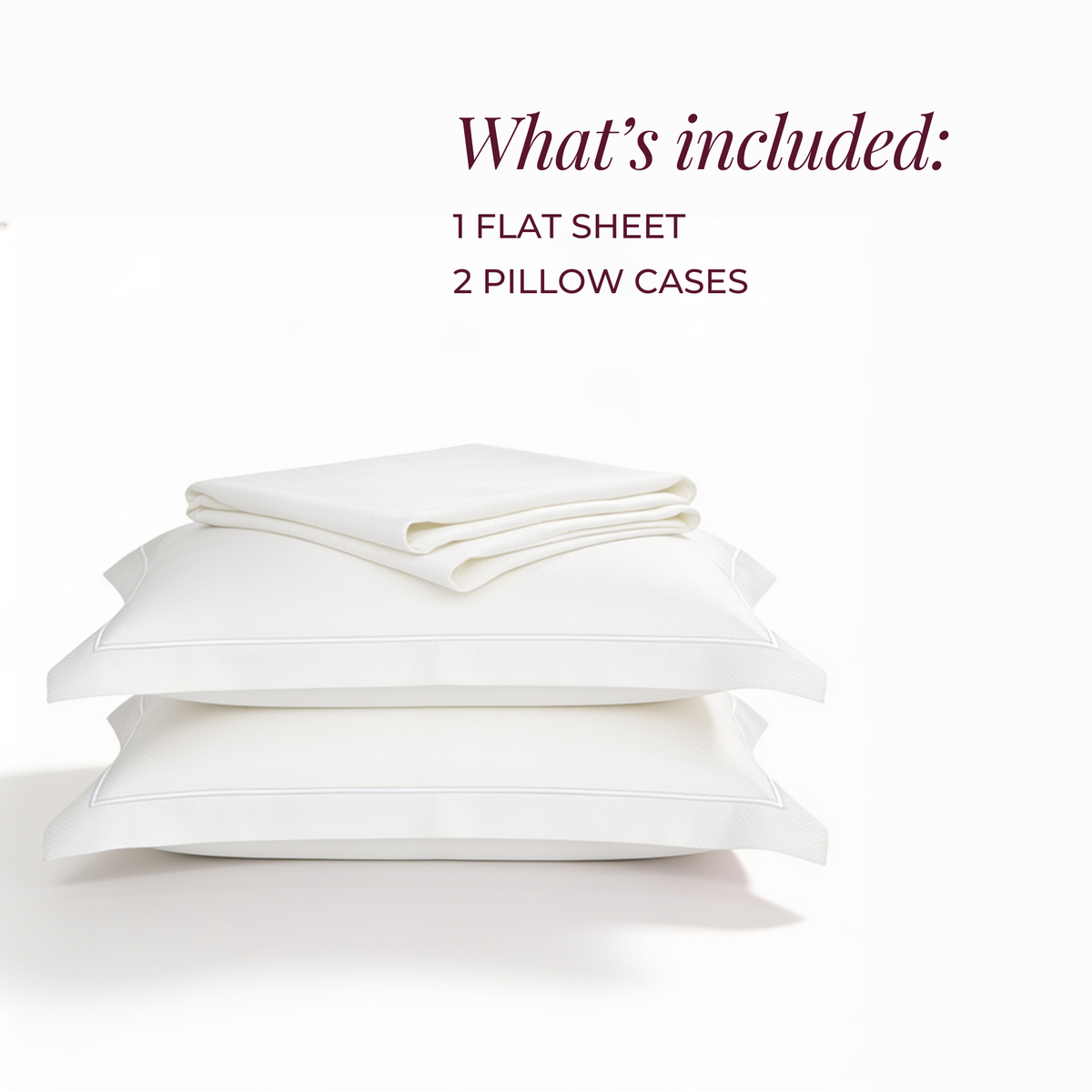 Micro  Checkered Super King Sateen Bedsheet Set with 2 Pillow Covers – Soft & Breathable