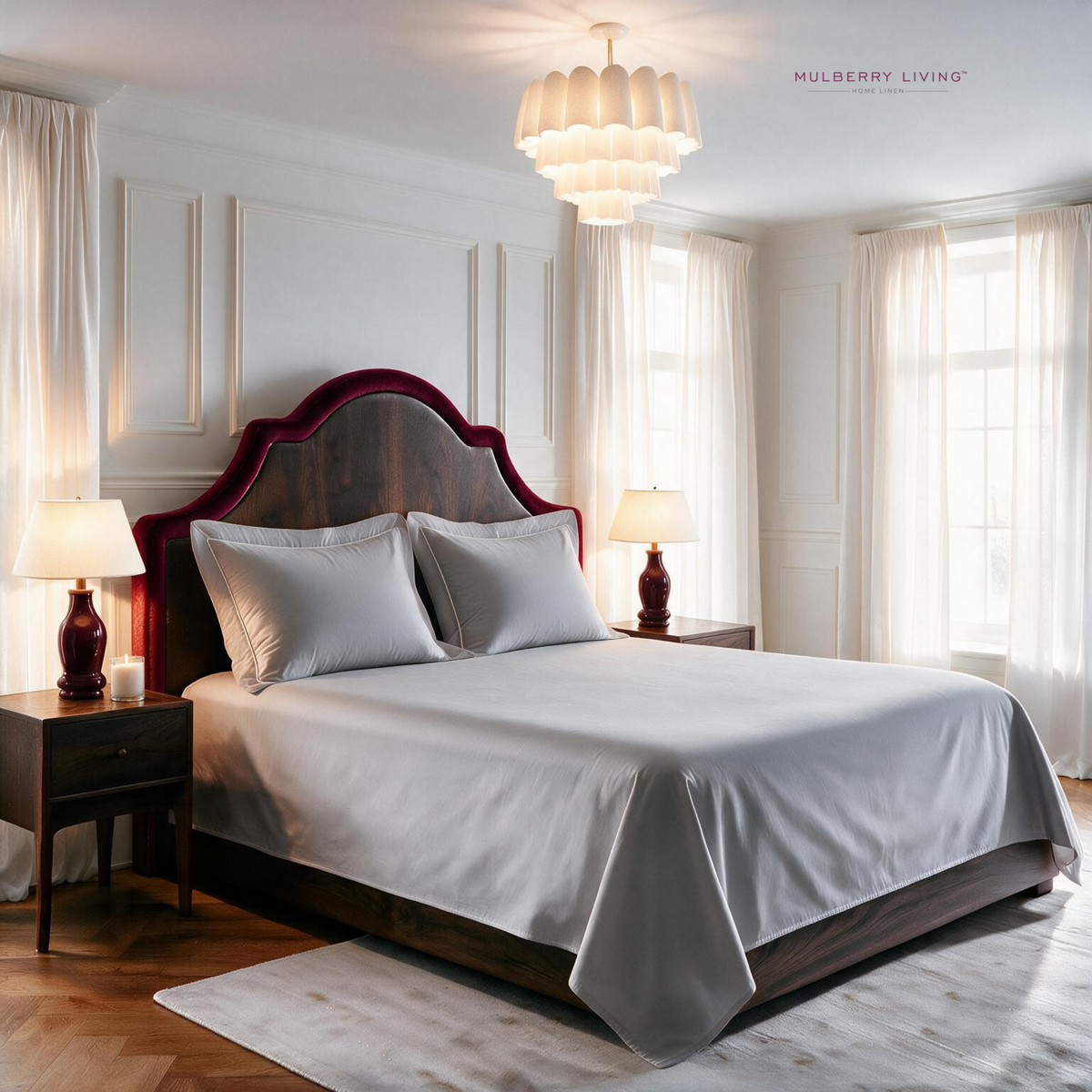 Minimal Solid Super Sateen Bedsheet Set with 2 Pillow Covers – Soft & Breathable