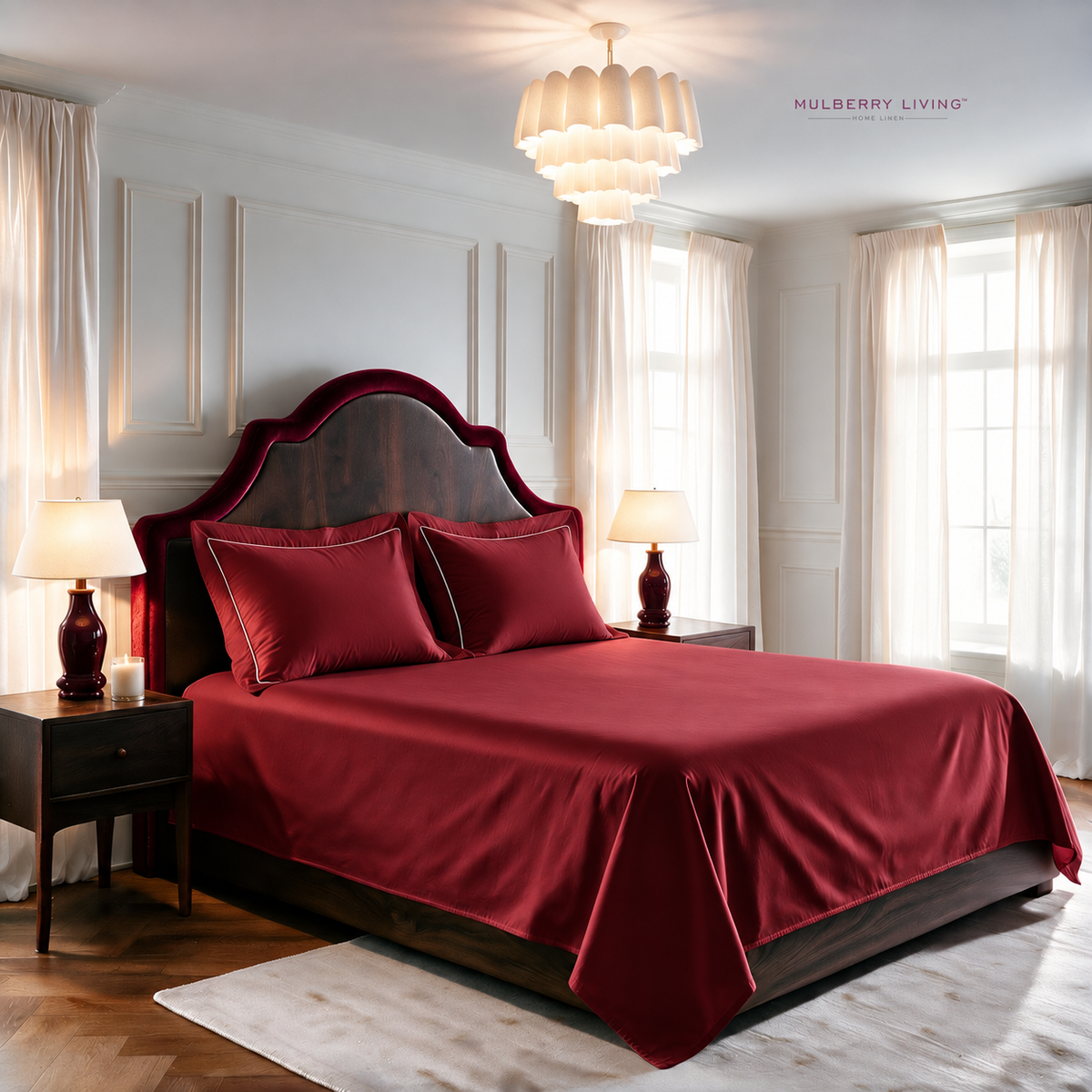Minimal Solid Super Sateen Bedsheet Set with 2 Pillow Covers – Soft & Breathable
