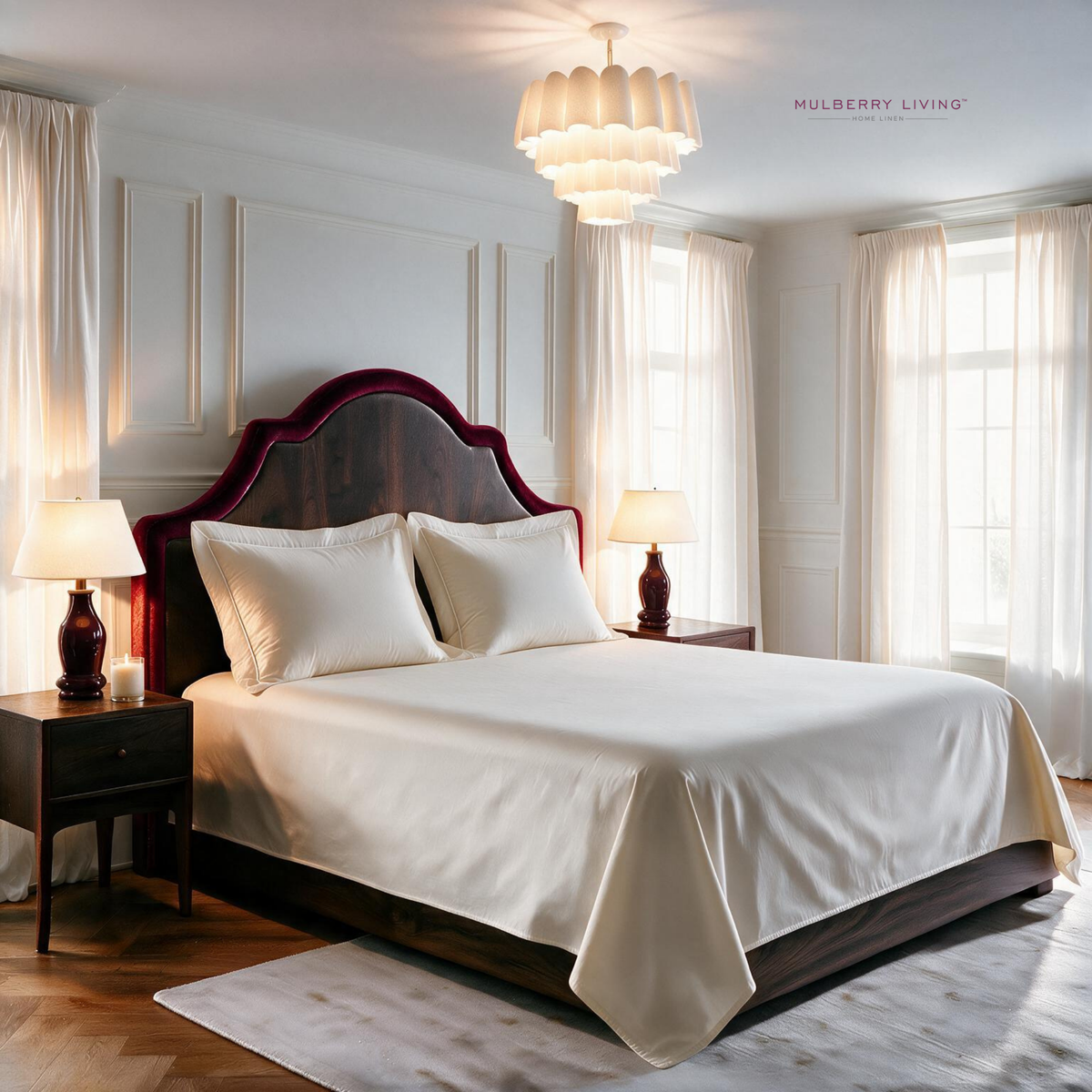 Minimal Solid Super Sateen Bedsheet Set with 2 Pillow Covers – Soft & Breathable
