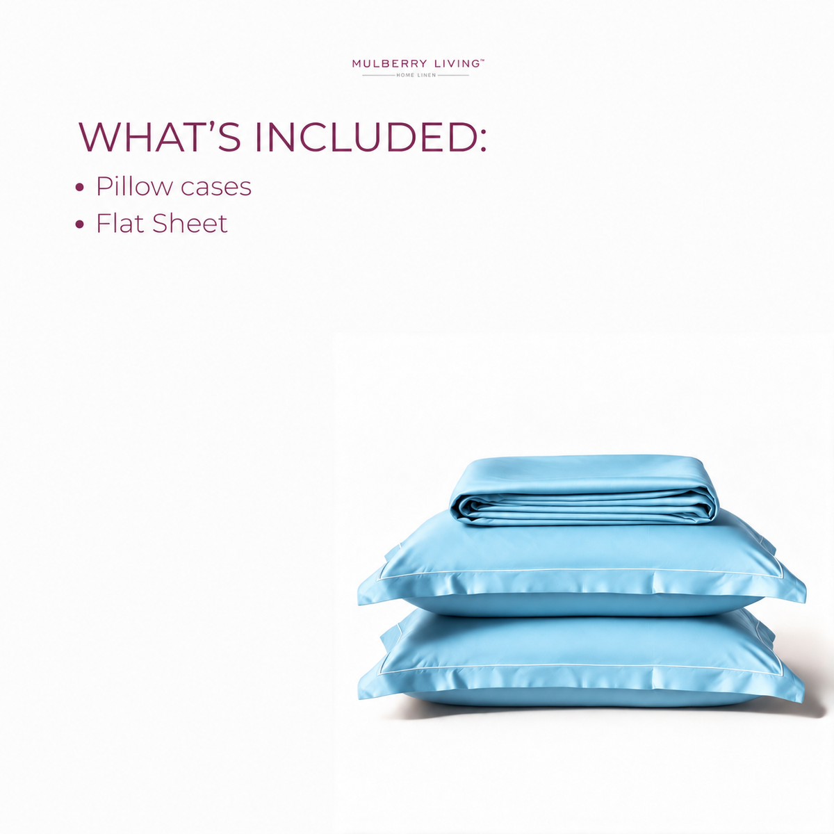 Minimal Solid Super Sateen Bedsheet Set with 2 Pillow Covers – Soft & Breathable