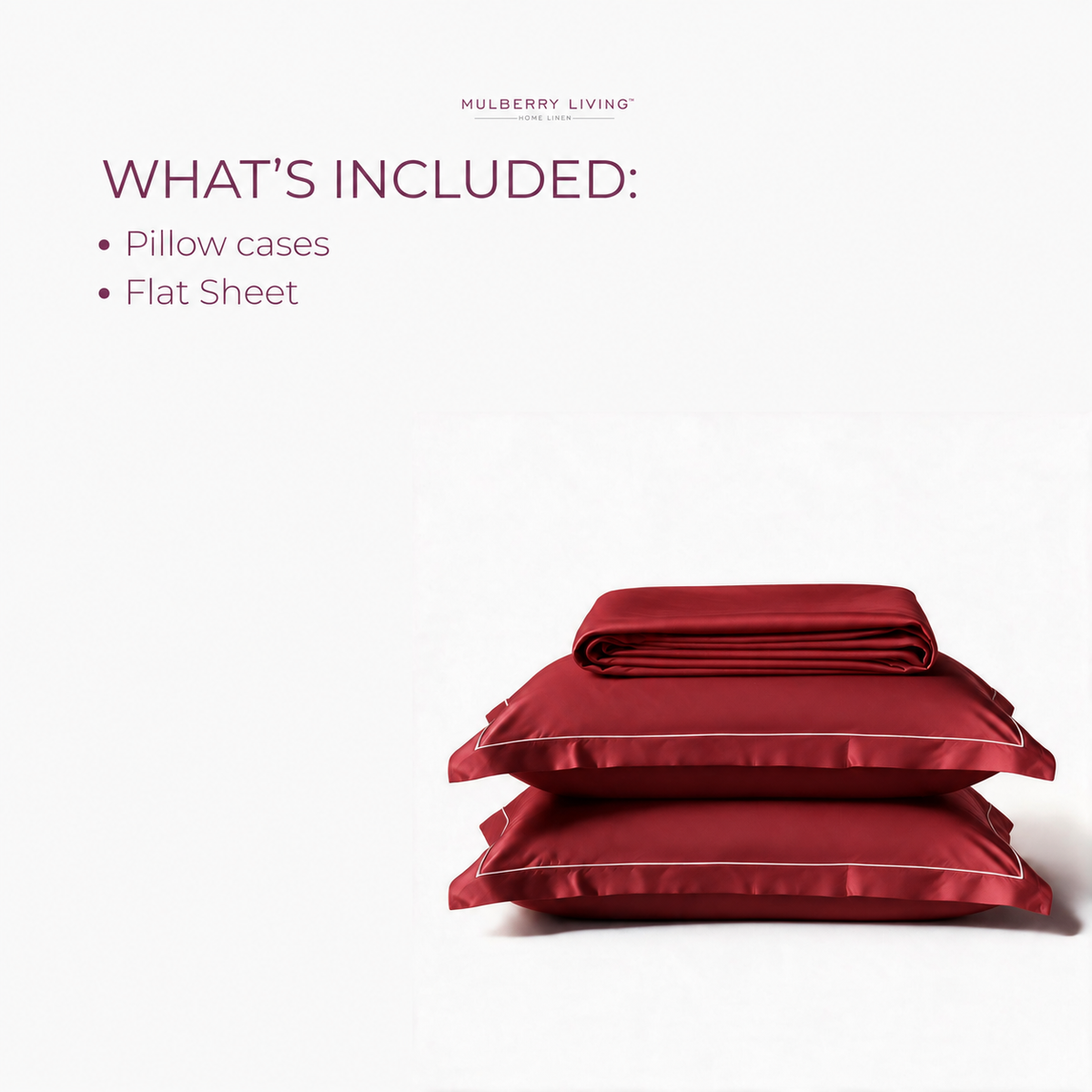 Minimal Solid Super Sateen Bedsheet Set with 2 Pillow Covers – Soft & Breathable