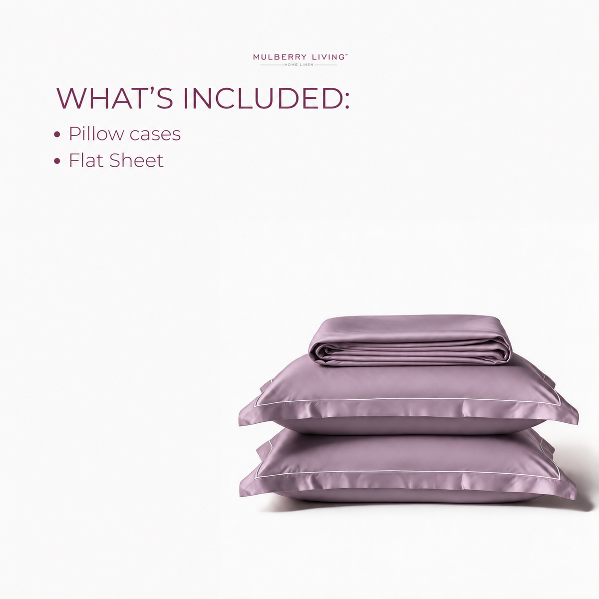 Minimal Solid Super Sateen Bedsheet Set with 2 Pillow Covers – Soft & Breathable