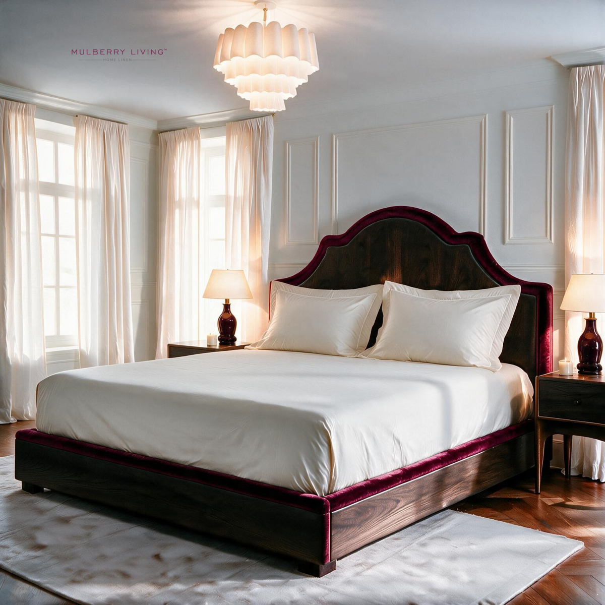 Breathable Sateen Super King Fitted Bedsheet Set | Includes 2 Pillow Covers