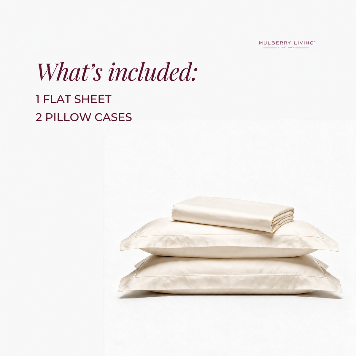 Eco-Friendly Tencel Sateen Super King Bedsheet Set with 2 Pillow Covers – Cooling, Ultra-Soft & Silky Smooth