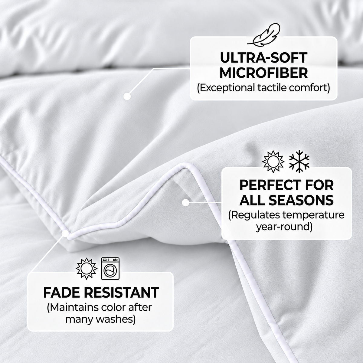 Dual Essence 150 GSM Reversible Comforter