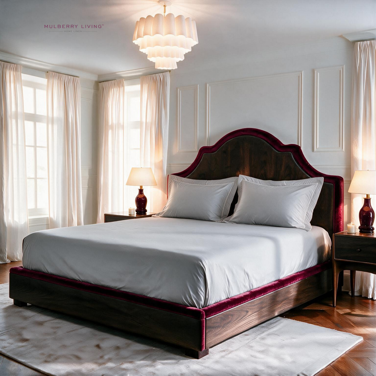 Breathable Sateen Super King Fitted Bedsheet Set | Includes 2 Pillow Covers