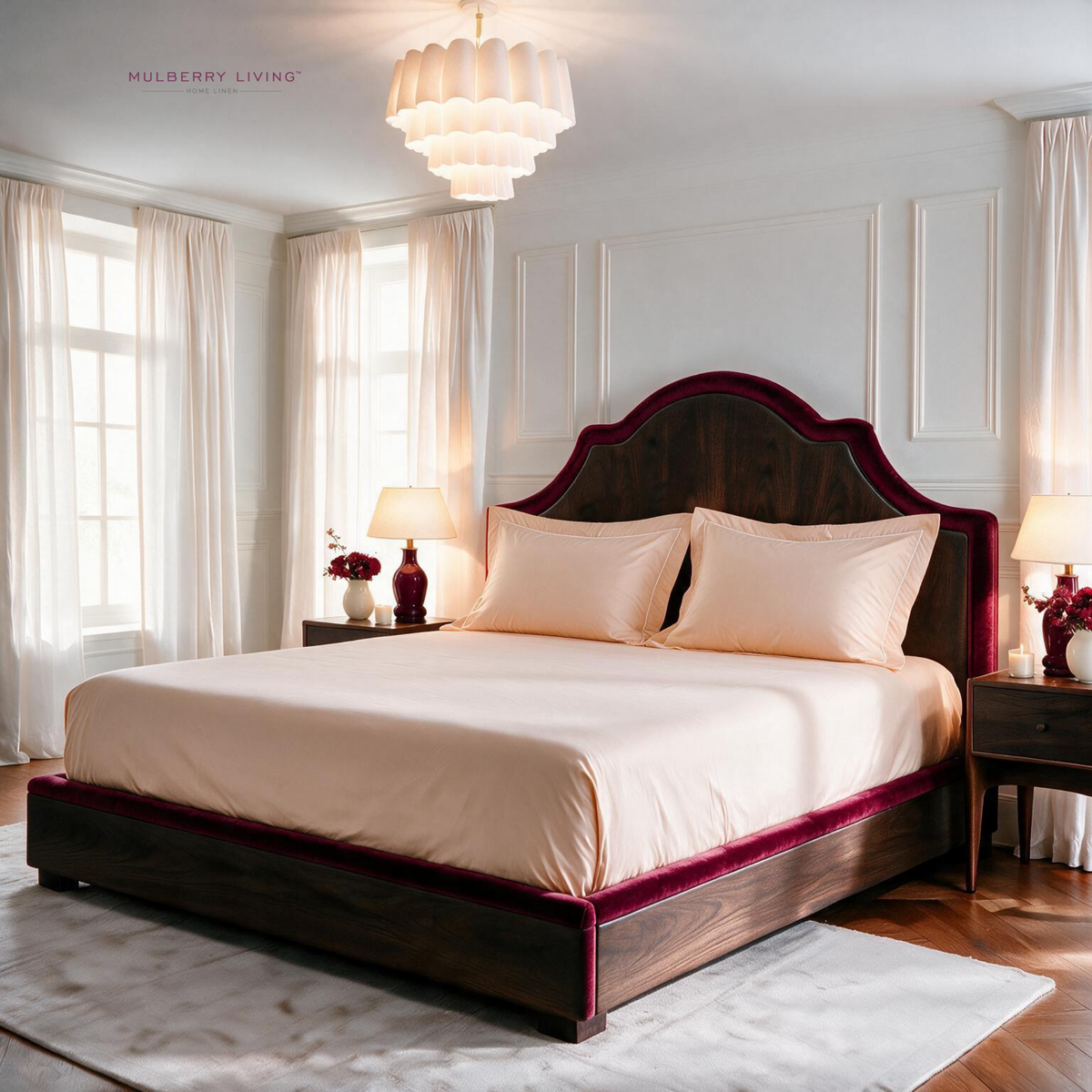 Breathable Sateen Super King Fitted Bedsheet Set | Includes 2 Pillow Covers