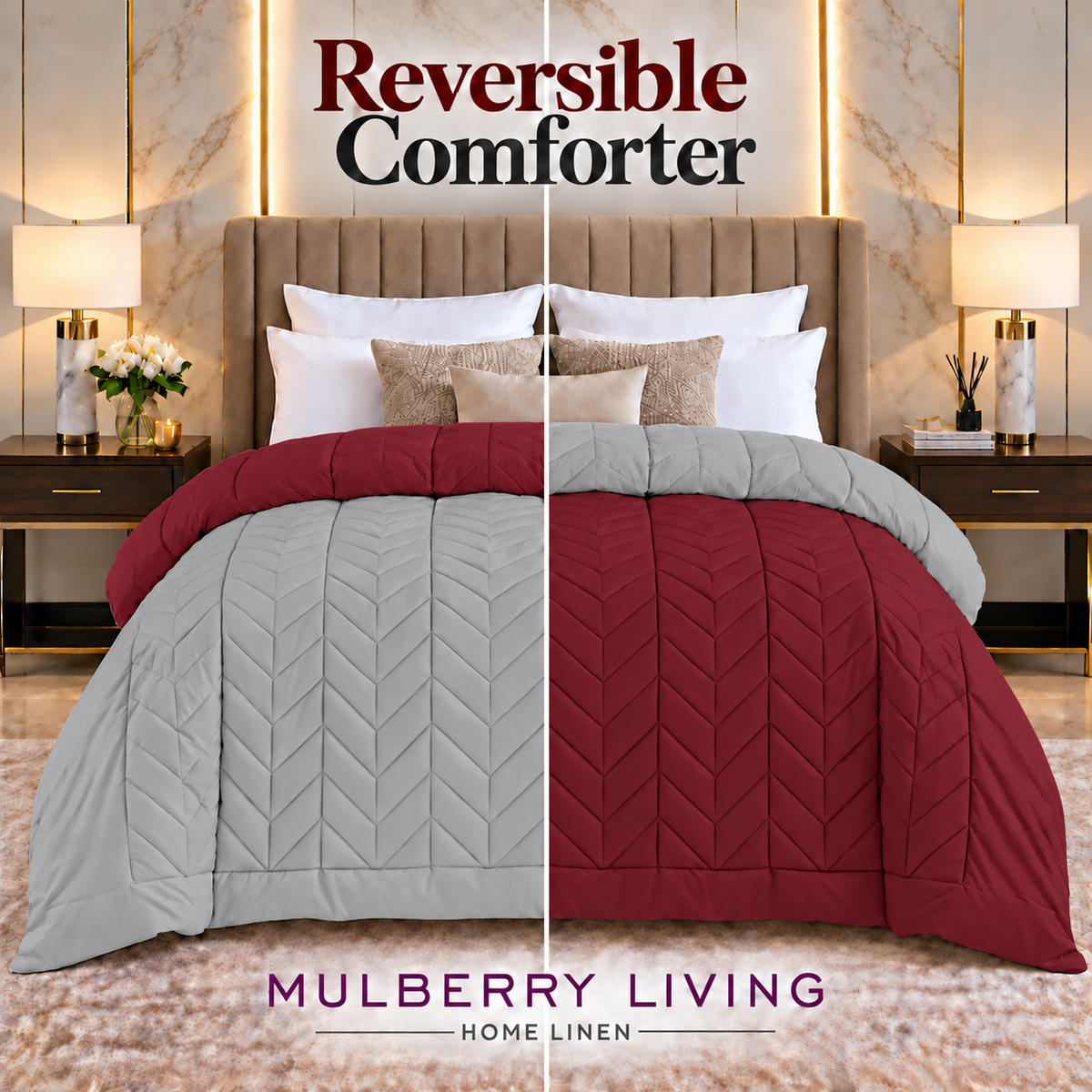 Dual Essence 150 GSM Reversible Comforter