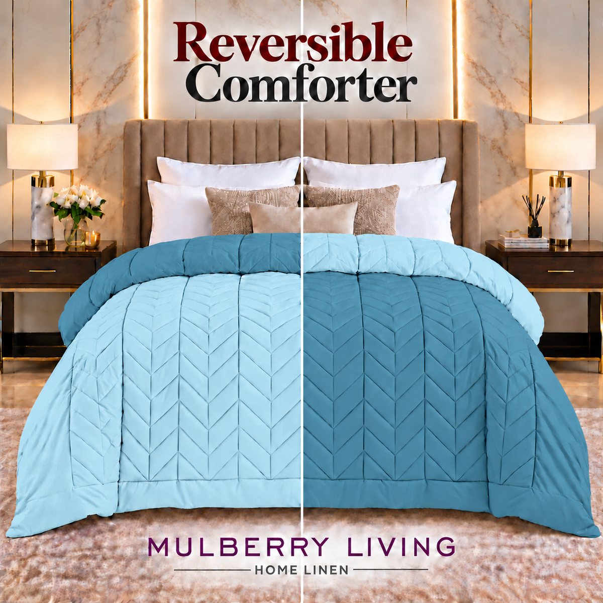 Dual Essence 150 GSM Reversible Comforter