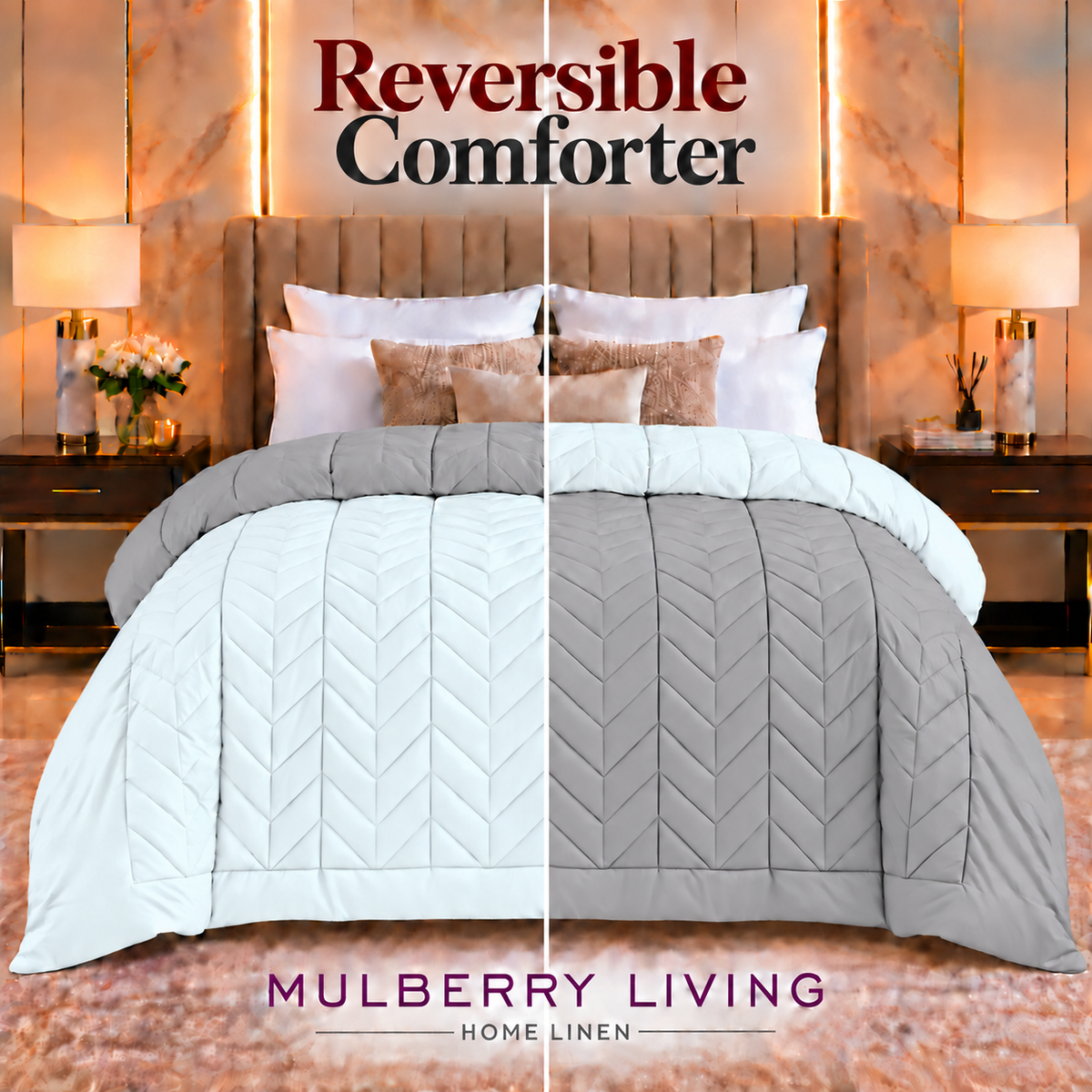 Dual Essence 150 GSM Reversible Comforter