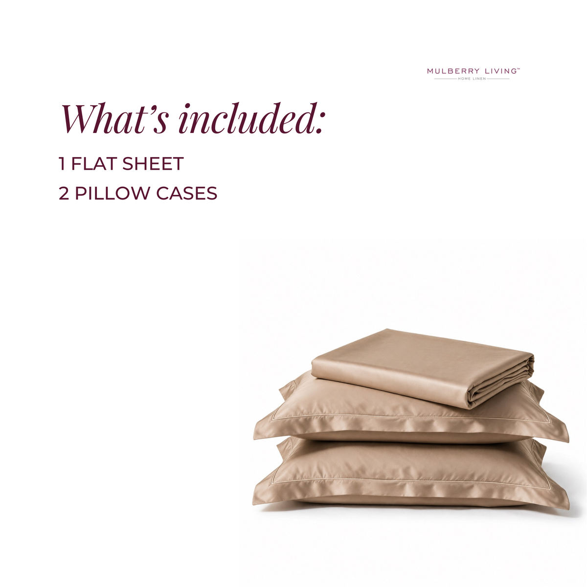 Eco-Friendly Tencel Sateen Super King Bedsheet Set with 2 Pillow Covers – Cooling, Ultra-Soft & Silky Smooth