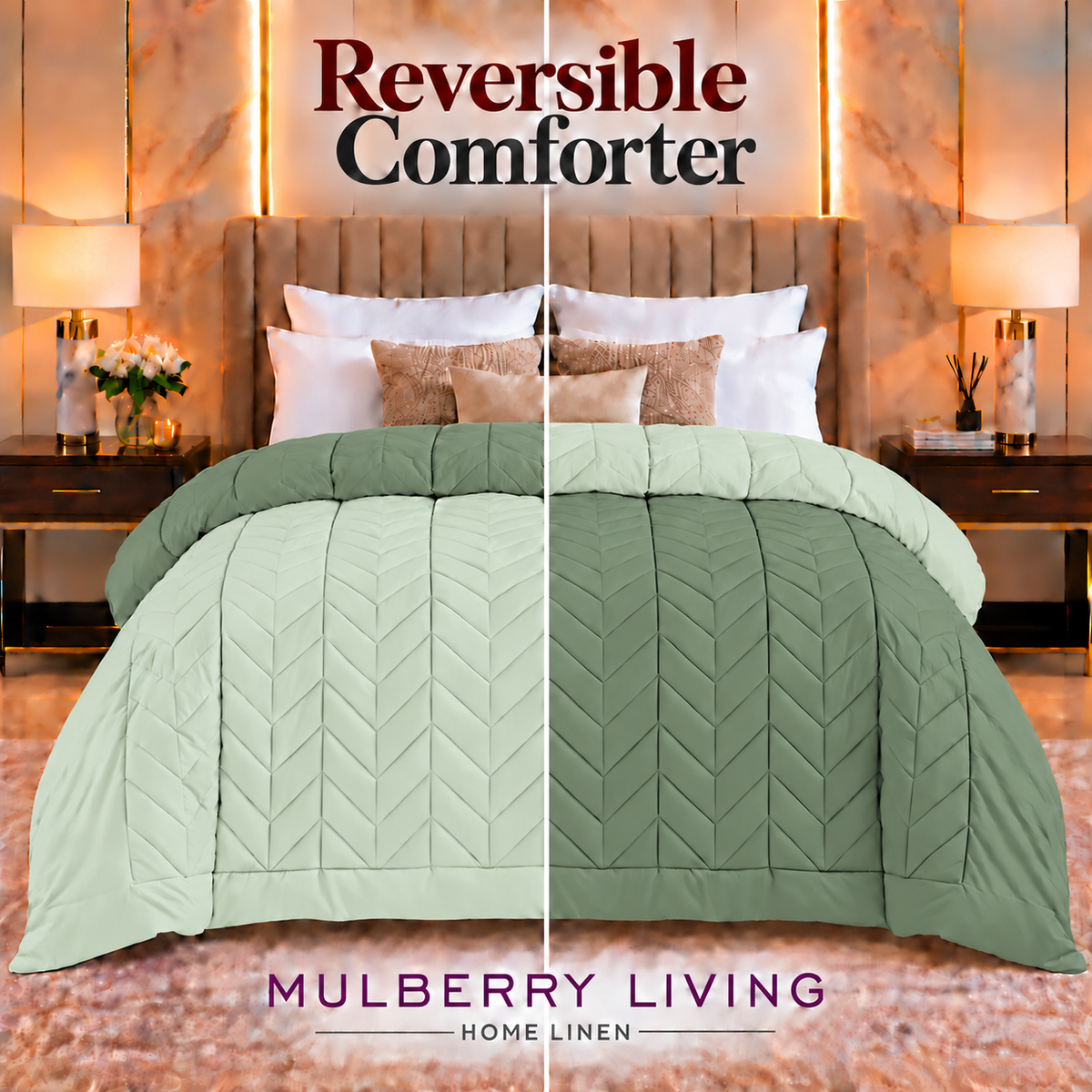 Dual Essence 150 GSM Reversible Comforter