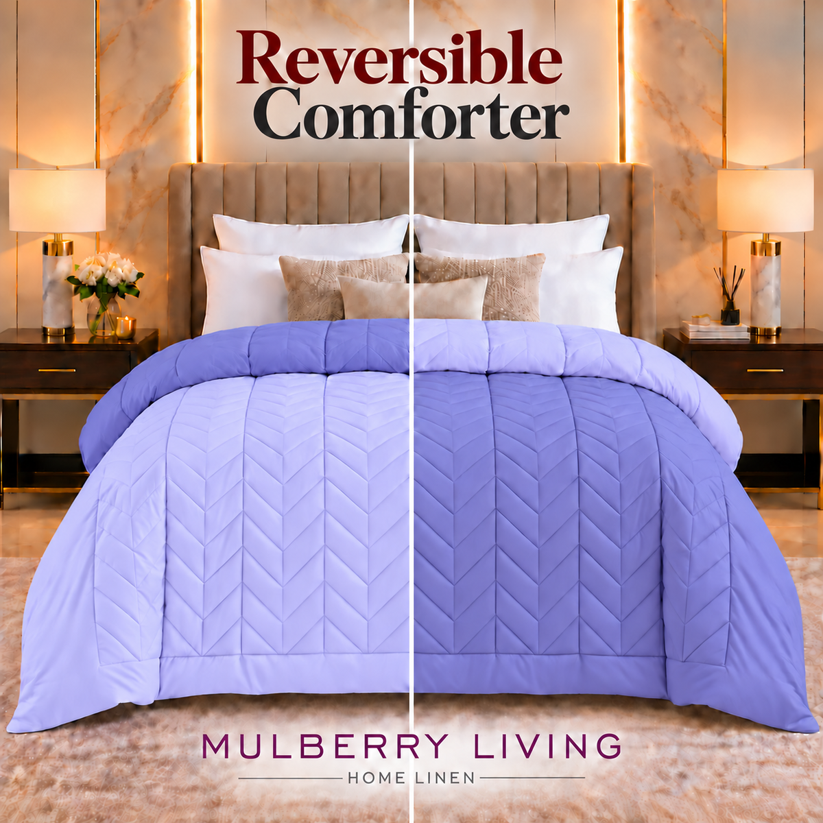 Dual Essence 150 GSM Reversible Comforter