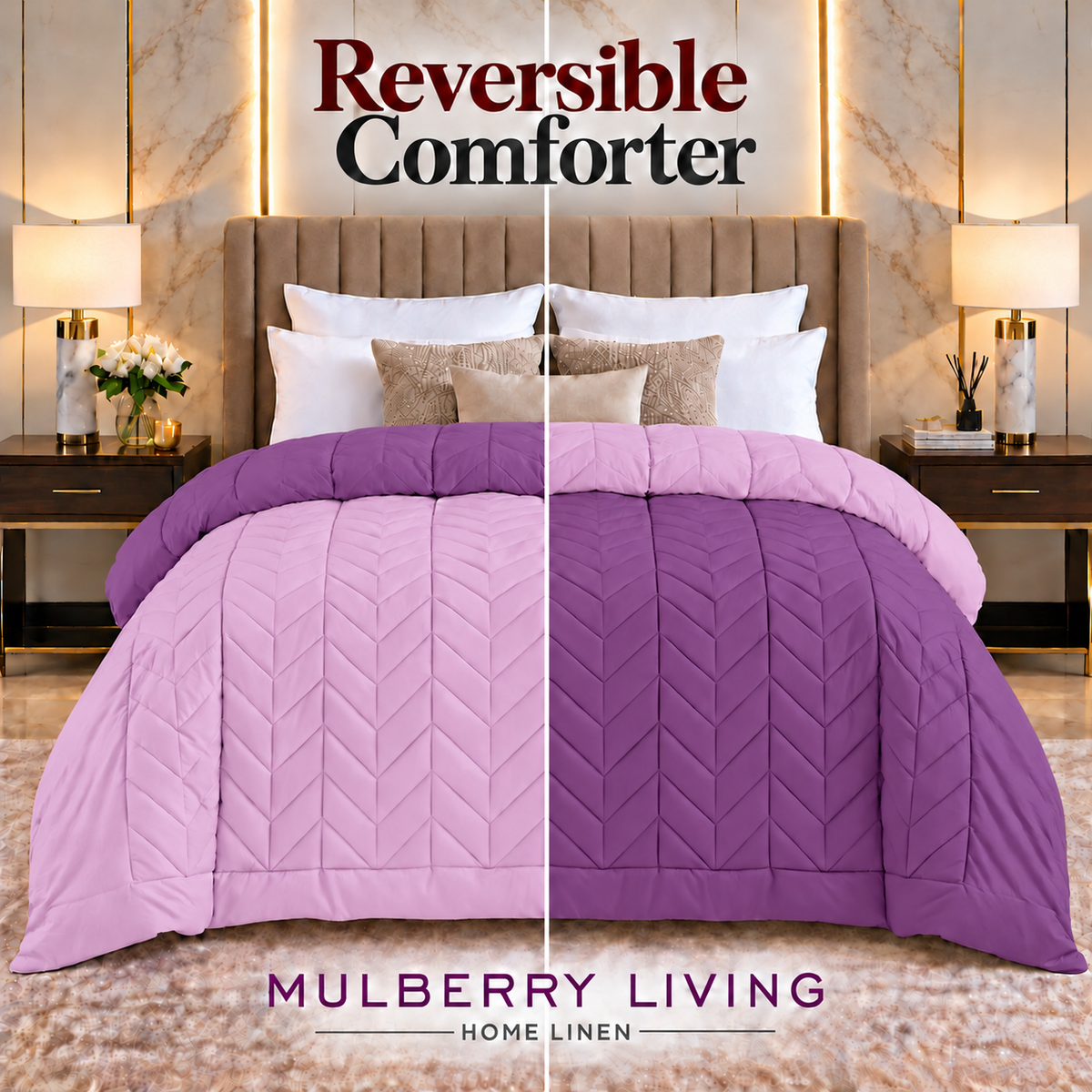 Dual Essence 150 GSM Reversible Comforter