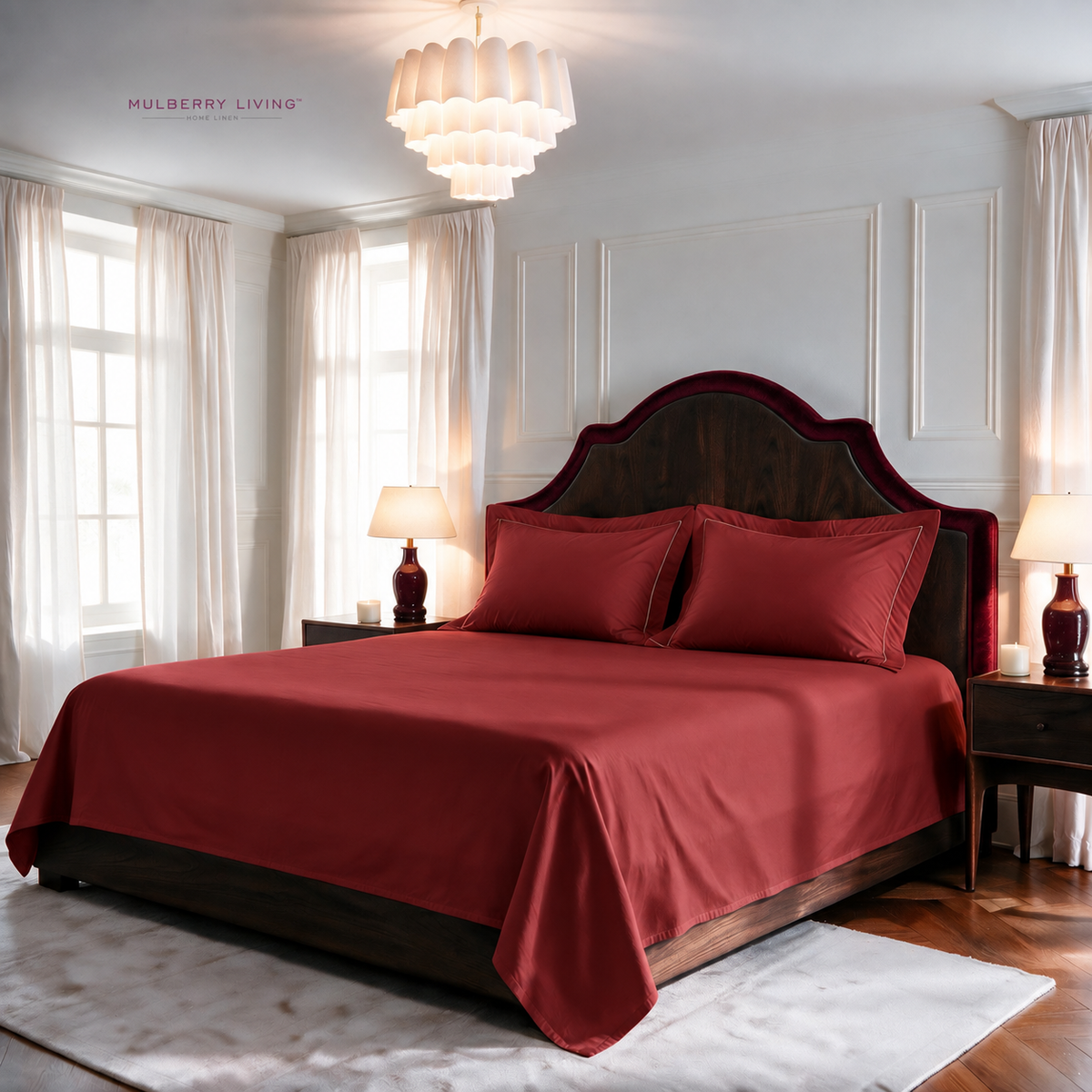 Minimal Solid Super Sateen Bedsheet Set with 2 Pillow Covers – Soft & Breathable