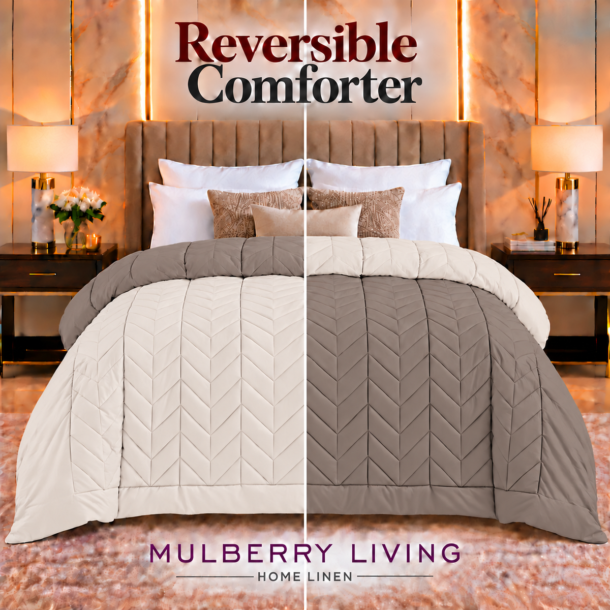 Dual Essence 150 GSM Reversible Comforter