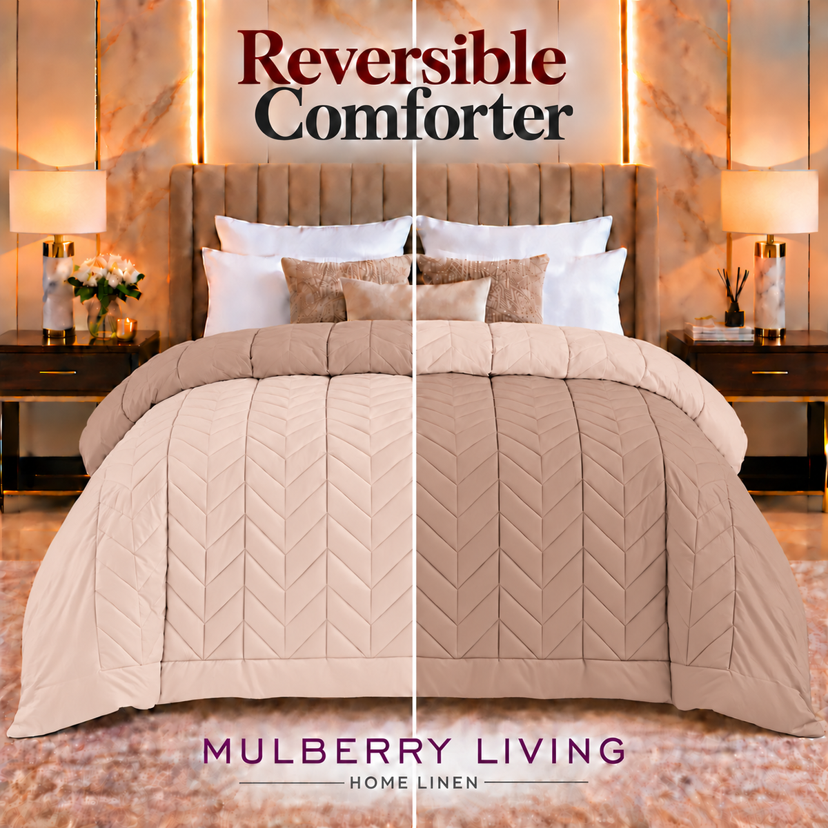 Dual Essence 150 GSM Reversible Comforter