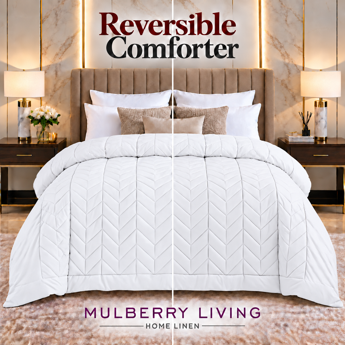 Dual Essence 150 GSM Reversible Comforter