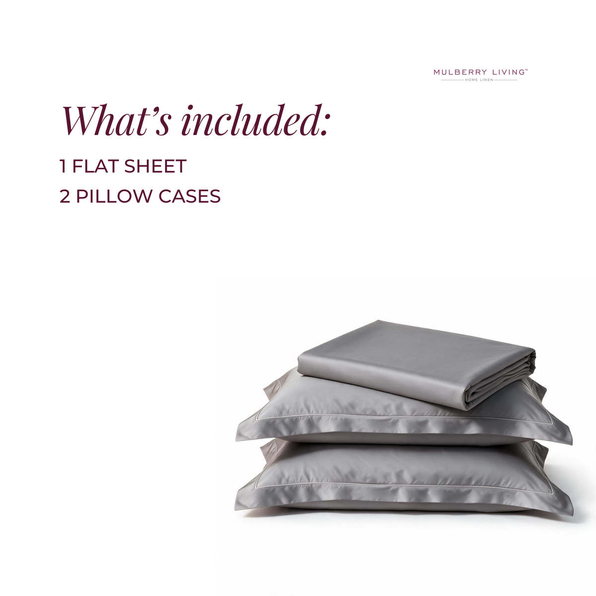 Eco-Friendly Tencel Sateen Super King Bedsheet Set with 2 Pillow Covers – Cooling, Ultra-Soft & Silky Smooth