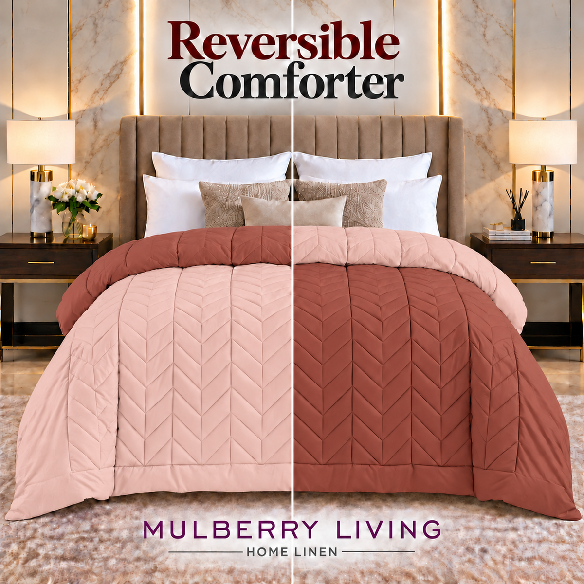 Dual Essence 150 GSM Reversible Comforter