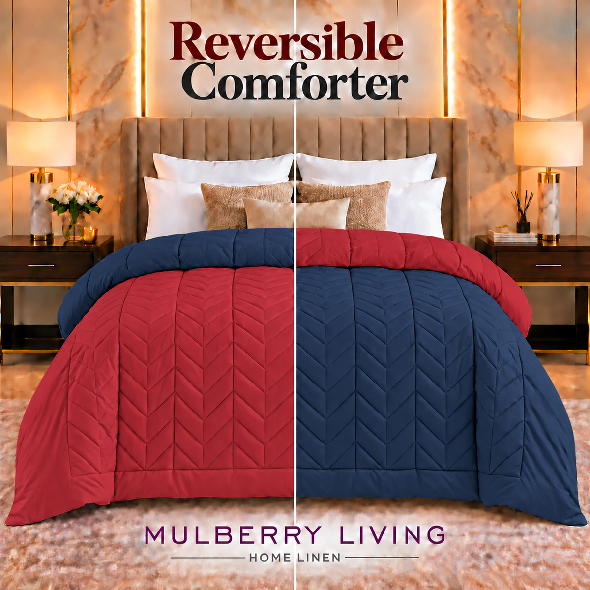 Dual Essence 150 GSM Reversible Comforter