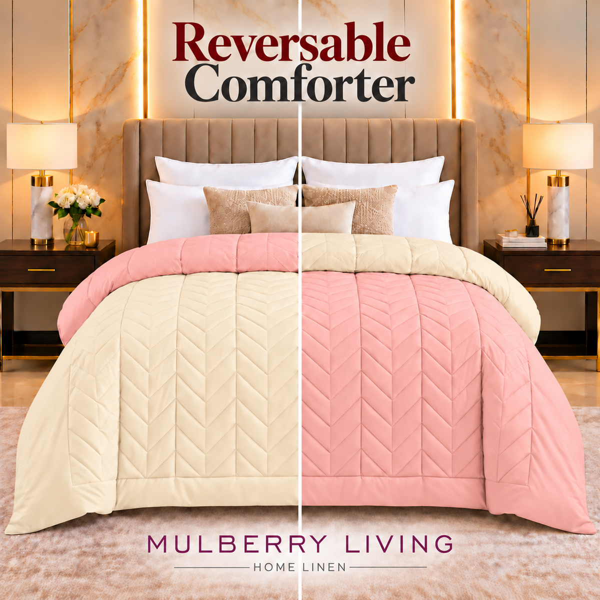 Dual Essence 150 GSM Reversible Comforter