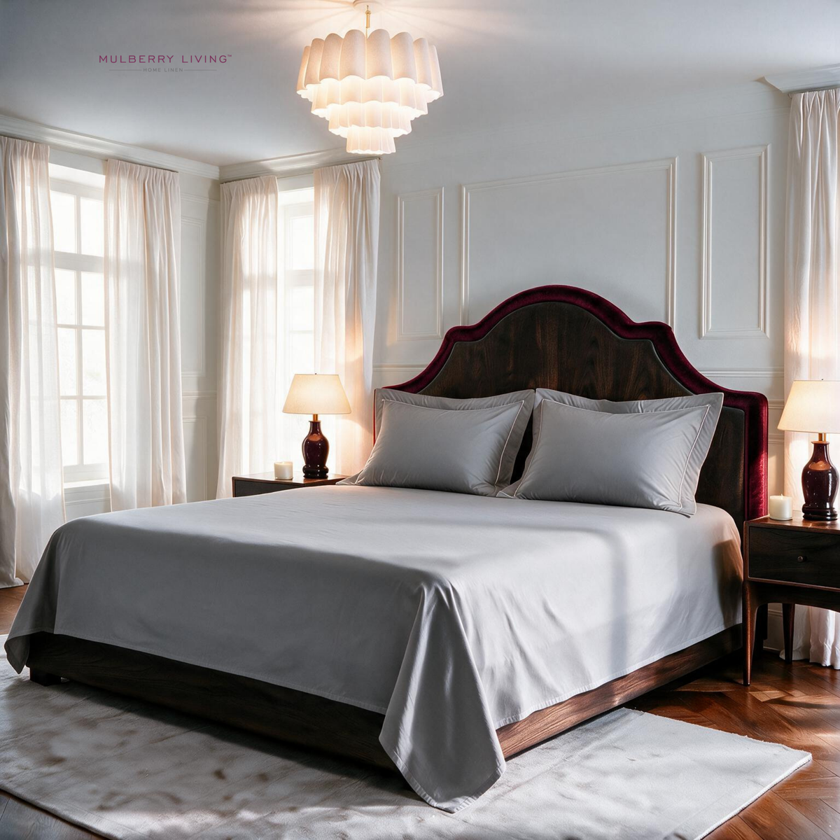 Minimal Solid Super Sateen Bedsheet Set with 2 Pillow Covers – Soft & Breathable