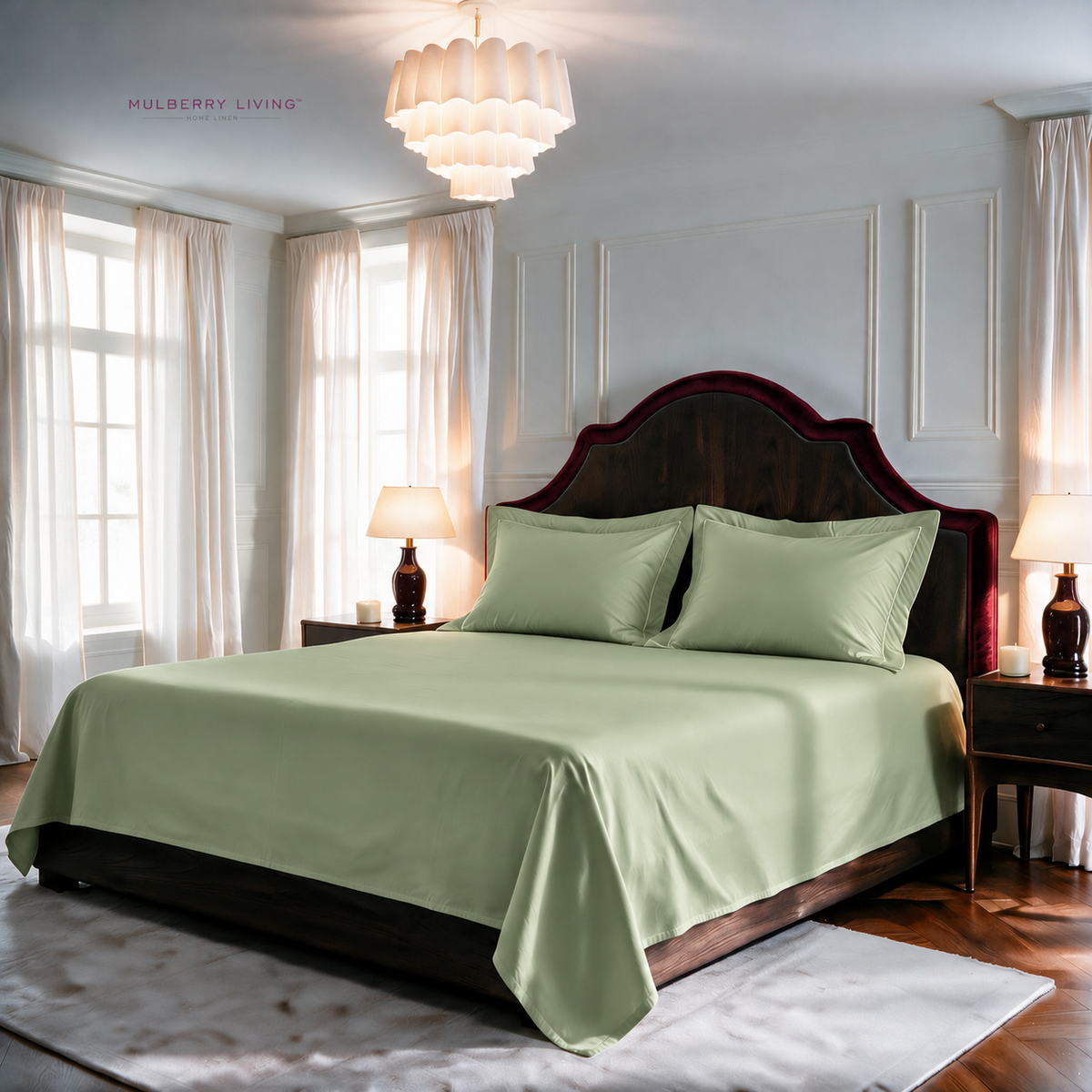 Minimal Solid Super Sateen Bedsheet Set with 2 Pillow Covers – Soft & Breathable