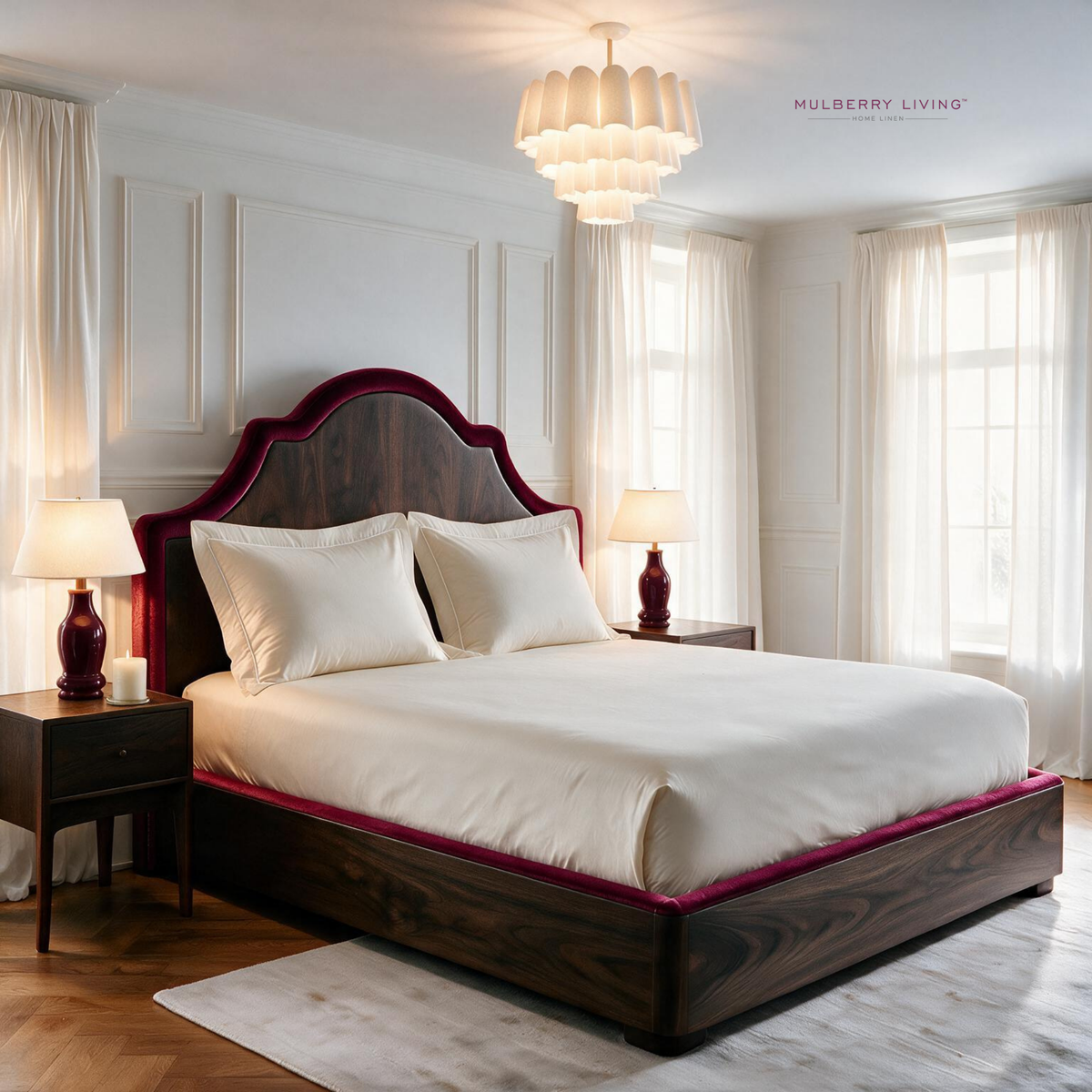 Breathable Sateen Super King Fitted Bedsheet Set | Includes 2 Pillow Covers