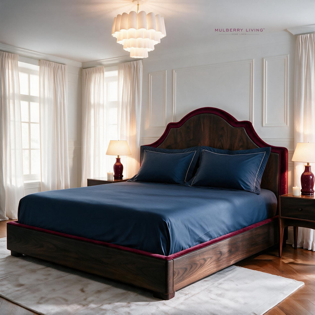 Breathable Sateen Super King Fitted Bedsheet Set | Includes 2 Pillow Covers