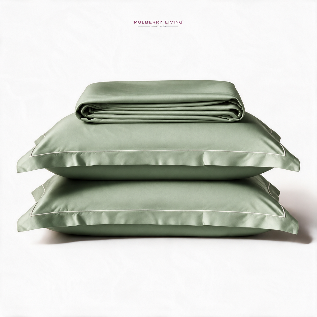 Minimal Solid Super Sateen Bedsheet Set with 2 Pillow Covers – Soft & Breathable