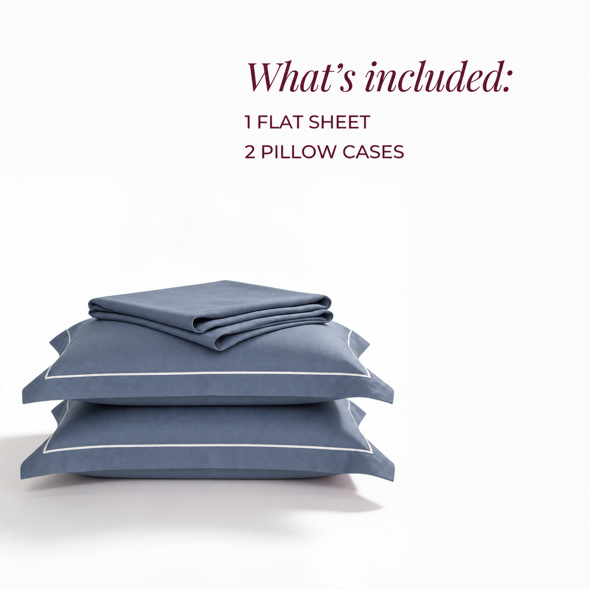 Micro  Checkered Super King Sateen Bedsheet Set with 2 Pillow Covers – Soft & Breathable