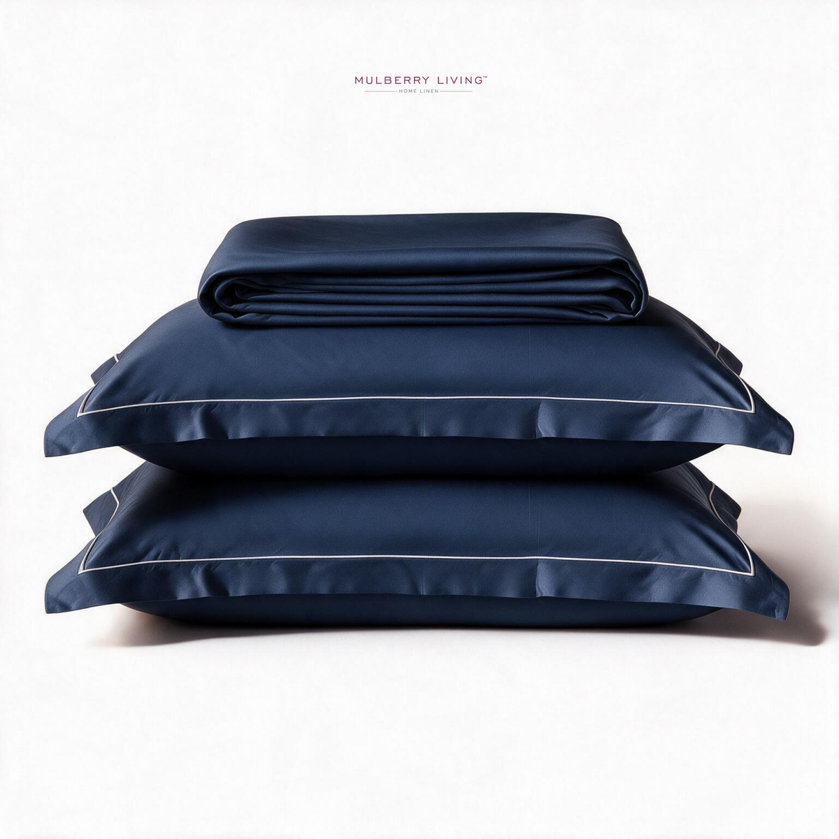 Minimal Solid Super Sateen Bedsheet Set with 2 Pillow Covers – Soft & Breathable