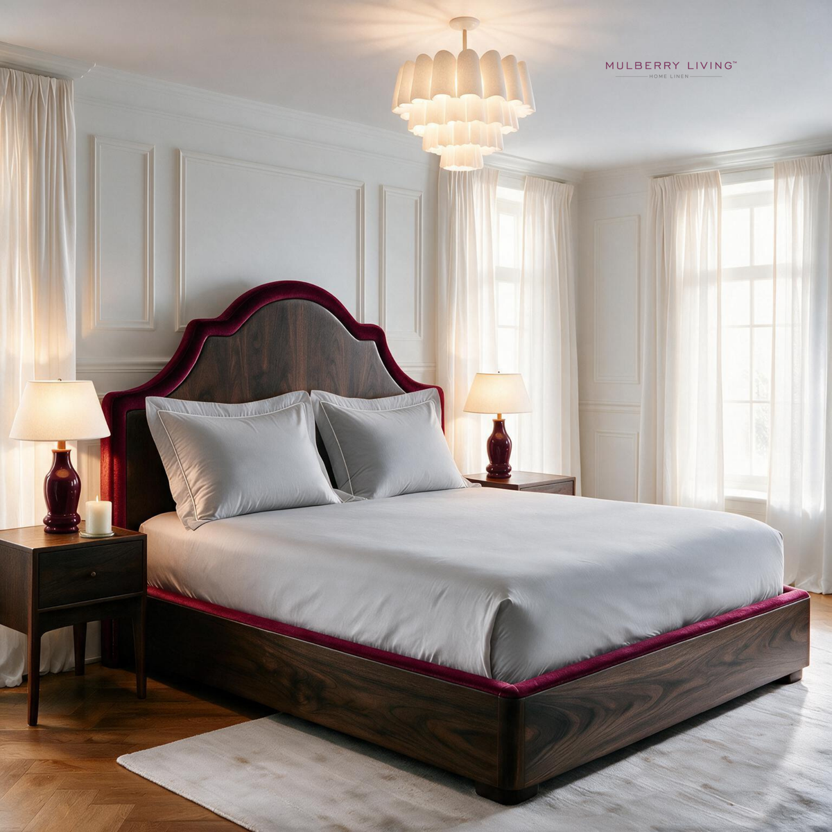Breathable Sateen Super King Fitted Bedsheet Set | Includes 2 Pillow Covers