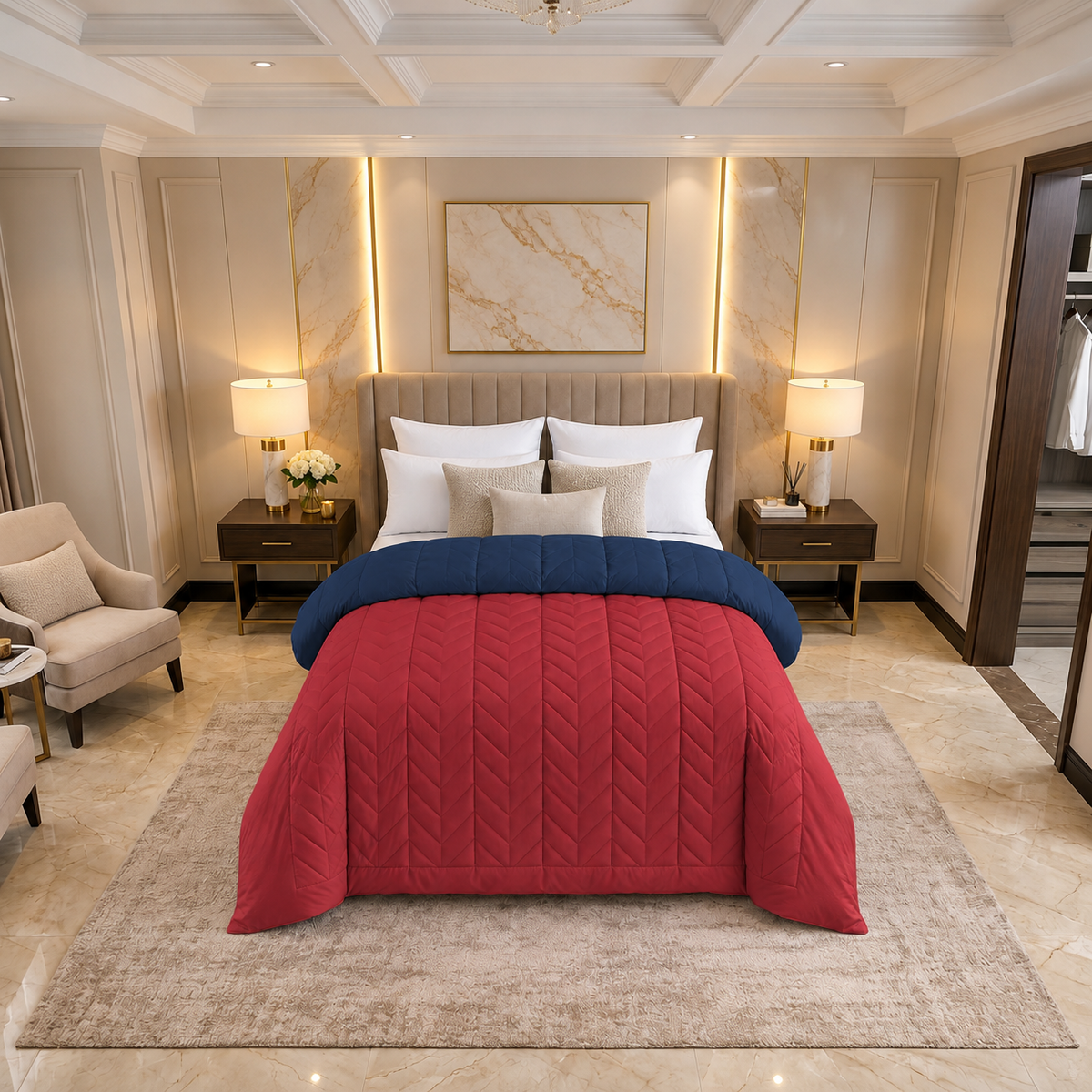 Dual Essence 150 GSM Reversible Comforter