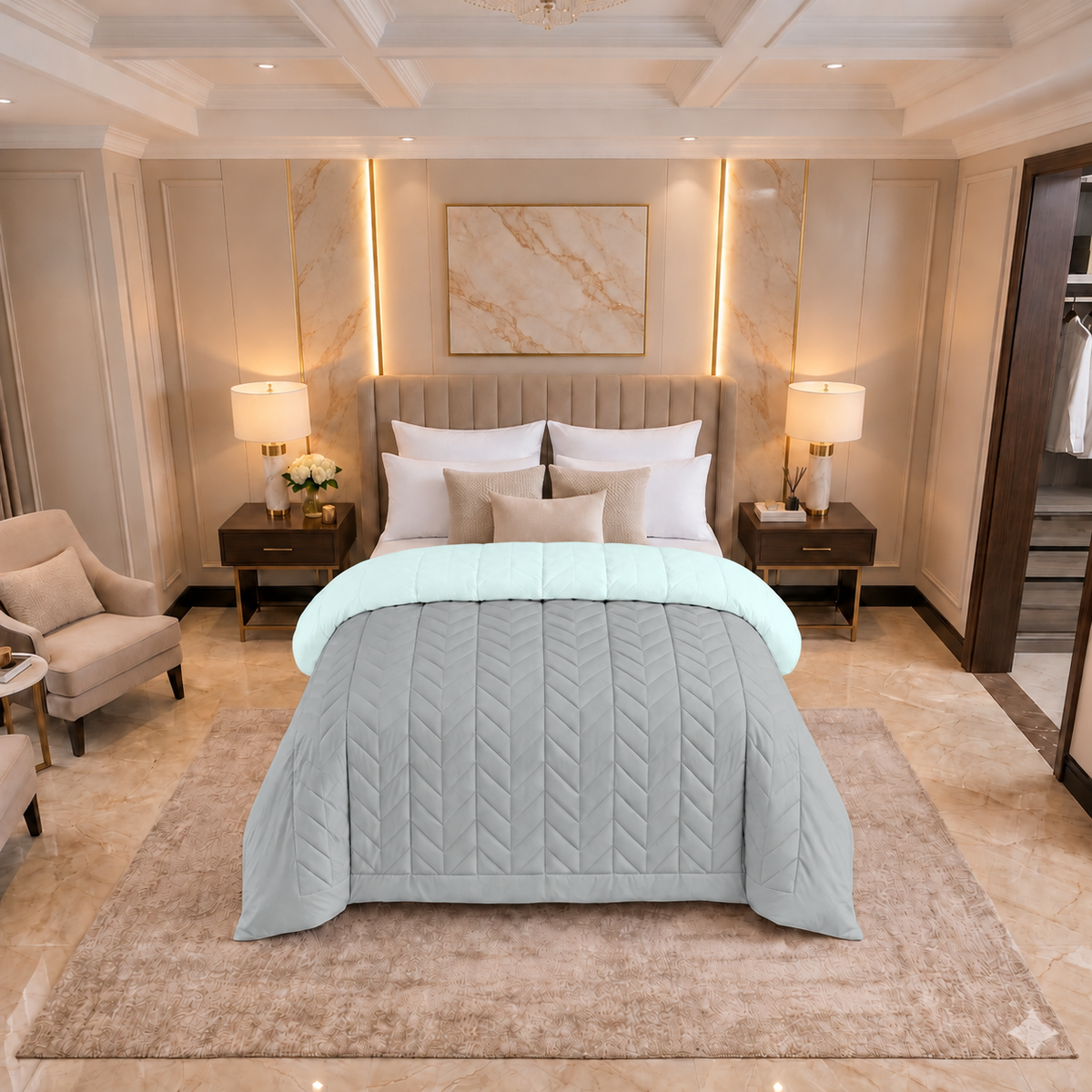 Dual Essence 150 GSM Reversible Comforter
