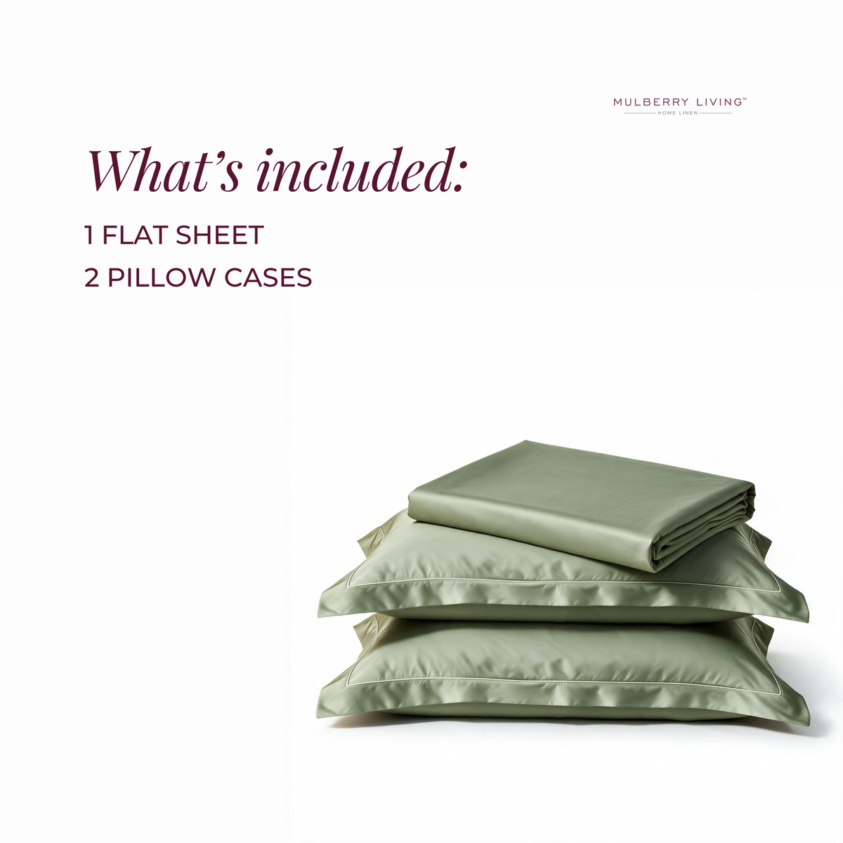 Eco-Friendly Tencel Sateen Super King Bedsheet Set with 2 Pillow Covers – Cooling, Ultra-Soft & Silky Smooth