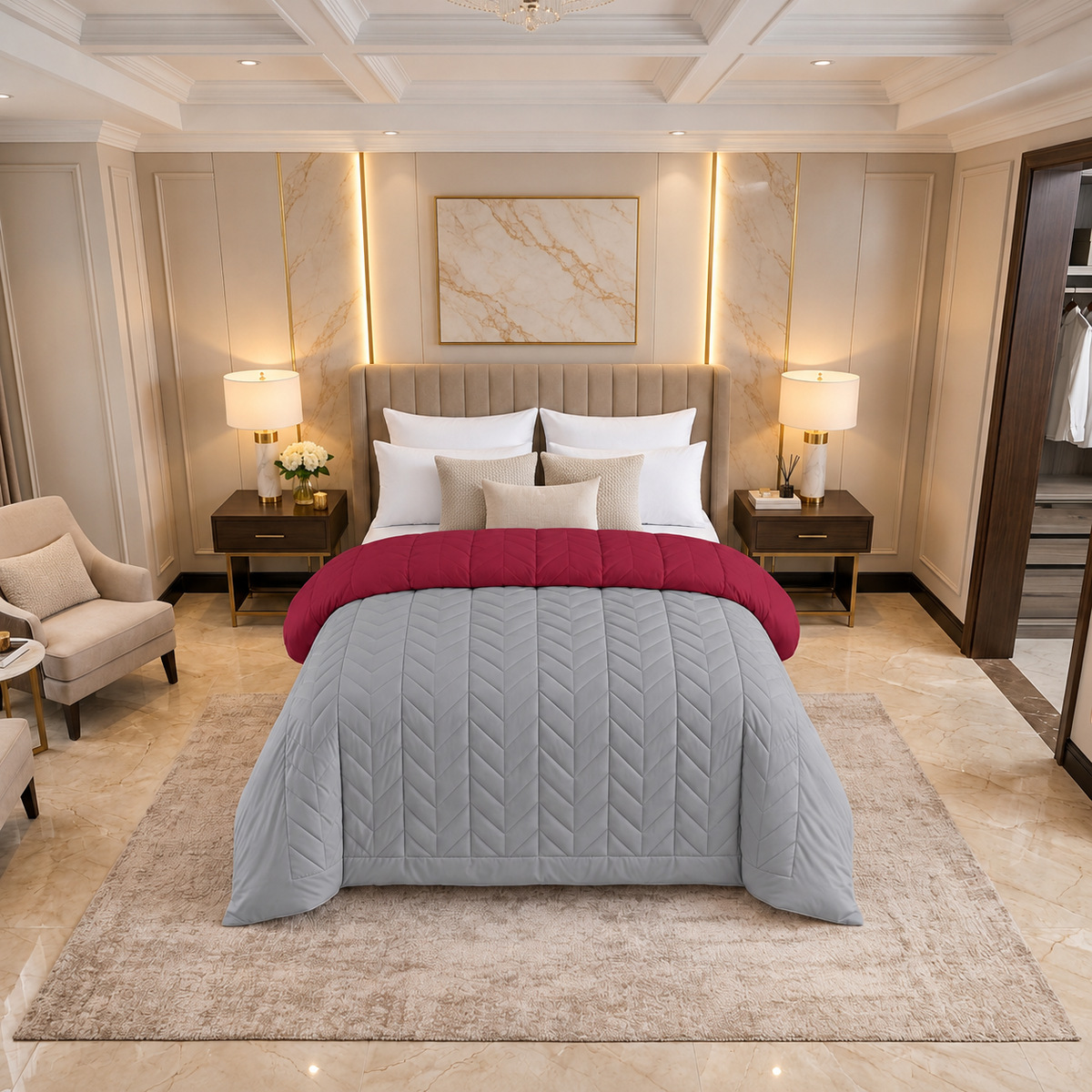 Dual Essence 150 GSM Reversible Comforter