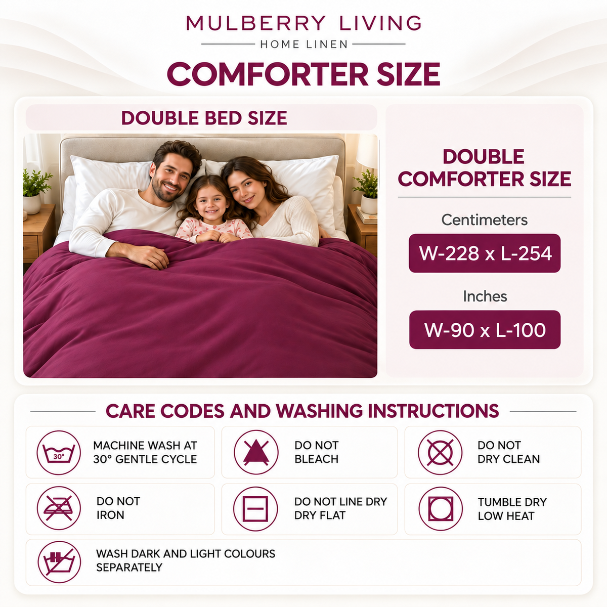 Dual Essence 150 GSM Reversible Comforter