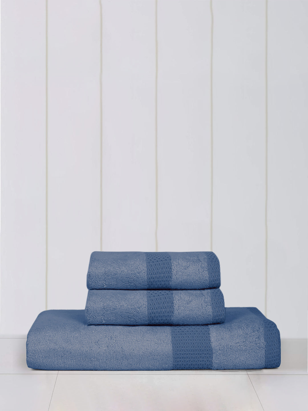 Bamboo Bliss Organic Towel Set (3 Pieces) - Soft, Eco Friendly, 525 GSM